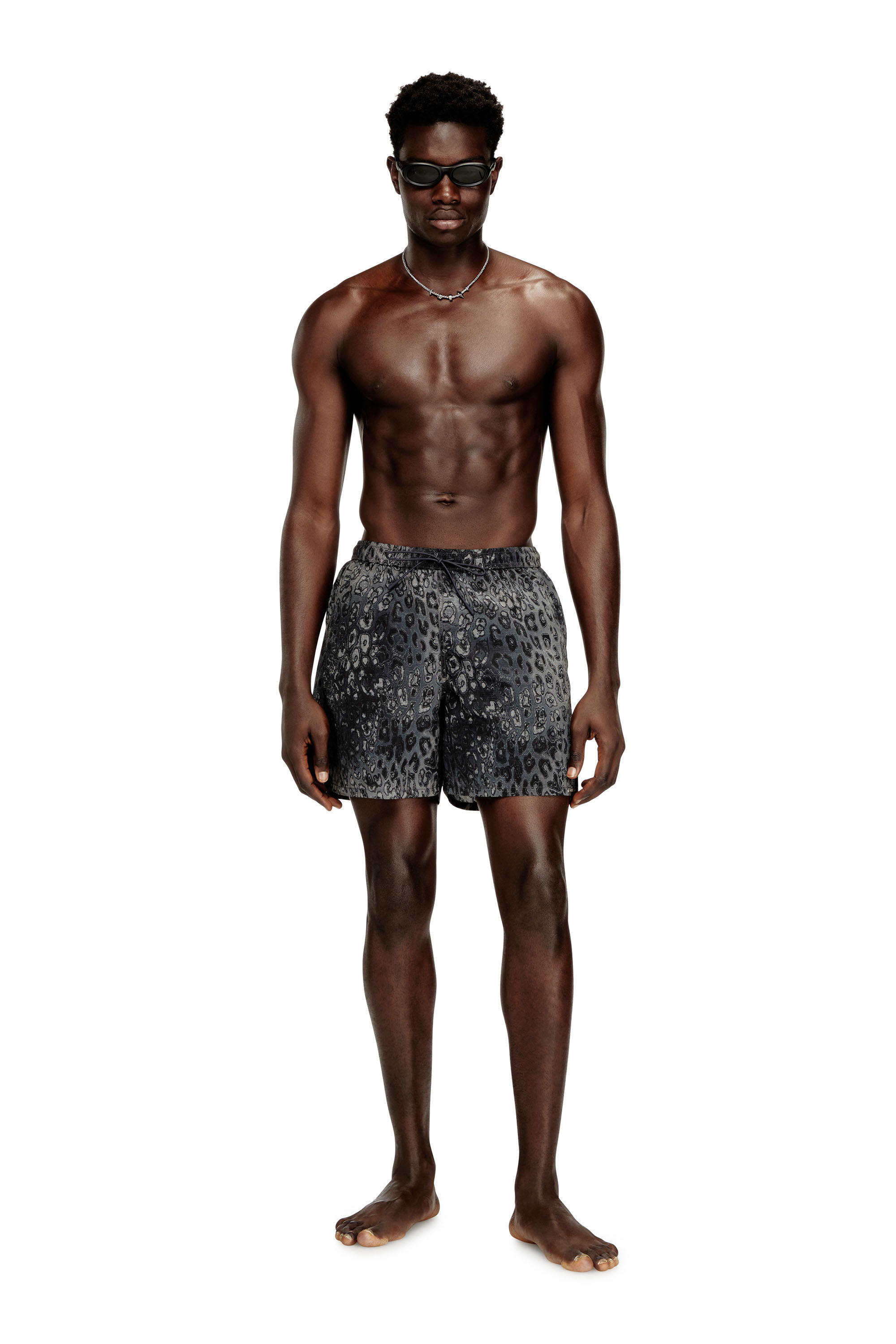 Diesel - SOCCER-41-UTLT, Short de bain à imprimé animalier Homme in ToBeDefined - 2