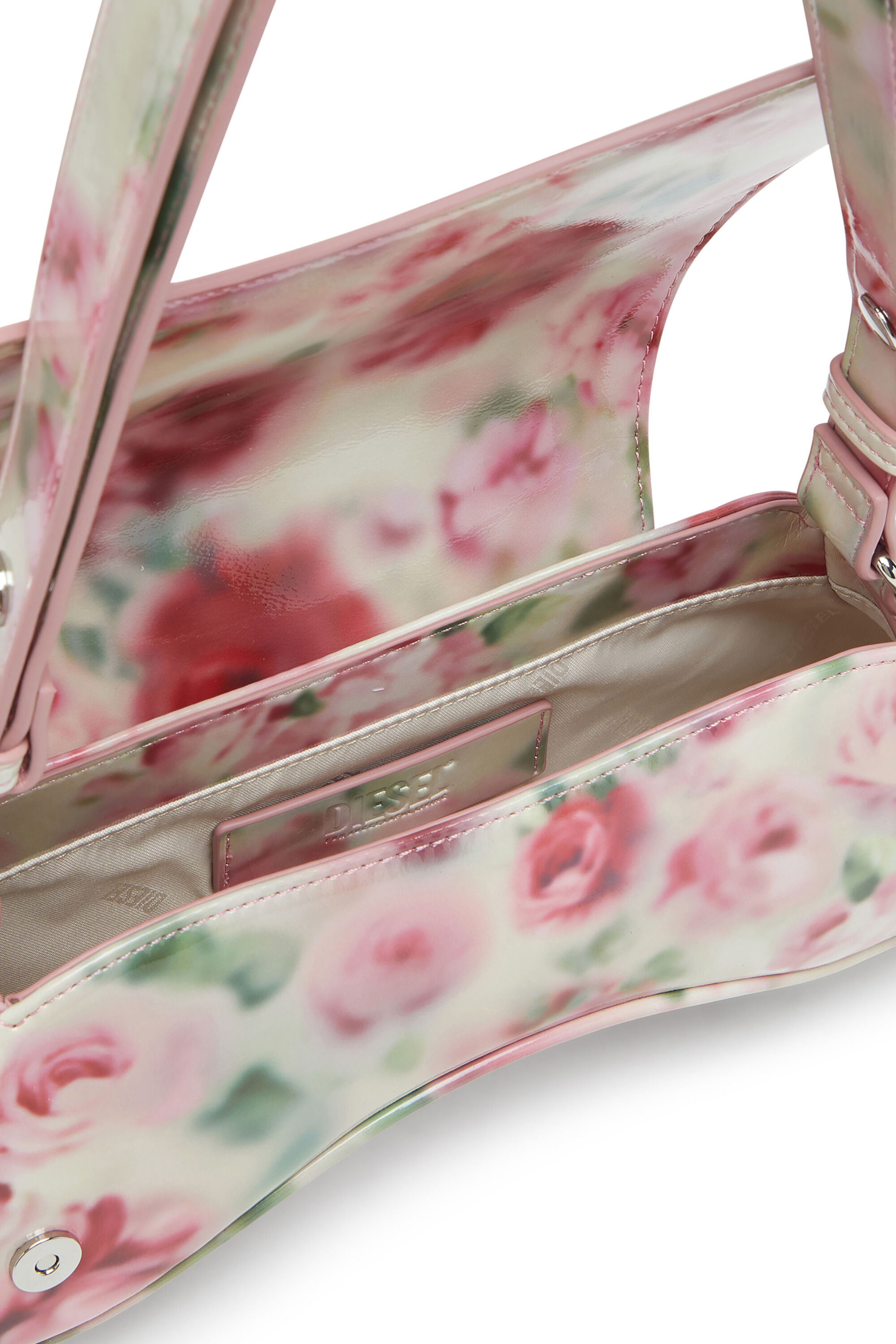 Diesel - PLAY CROSSBODY, Play-Sac à bandoulière en PU glossy imprimé Femme in Polychrome - 3