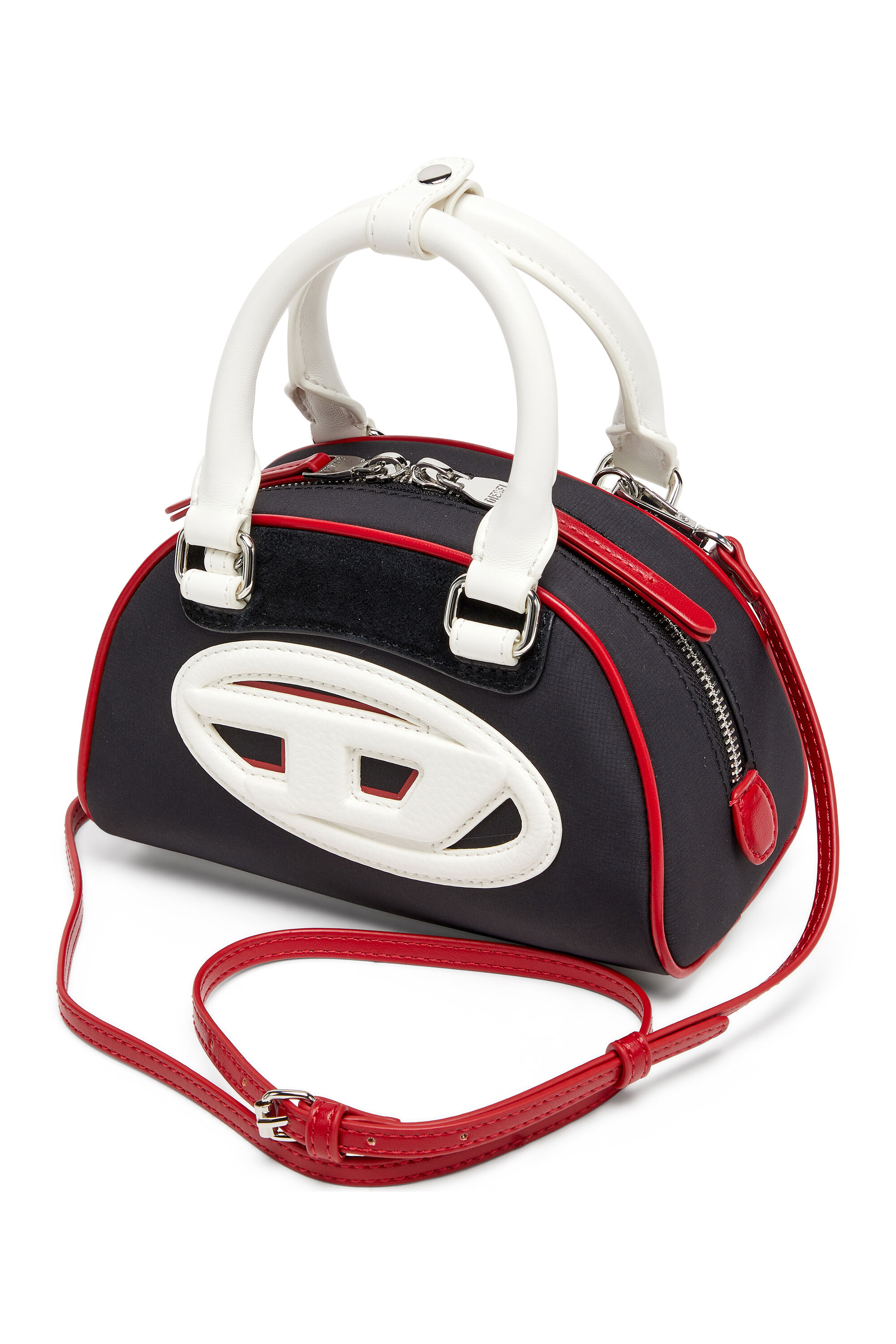 Diesel - 1DR DOME CROSSBODY, 1DR Dome-Mini sac bowling color-block Femme in Polychrome - 5