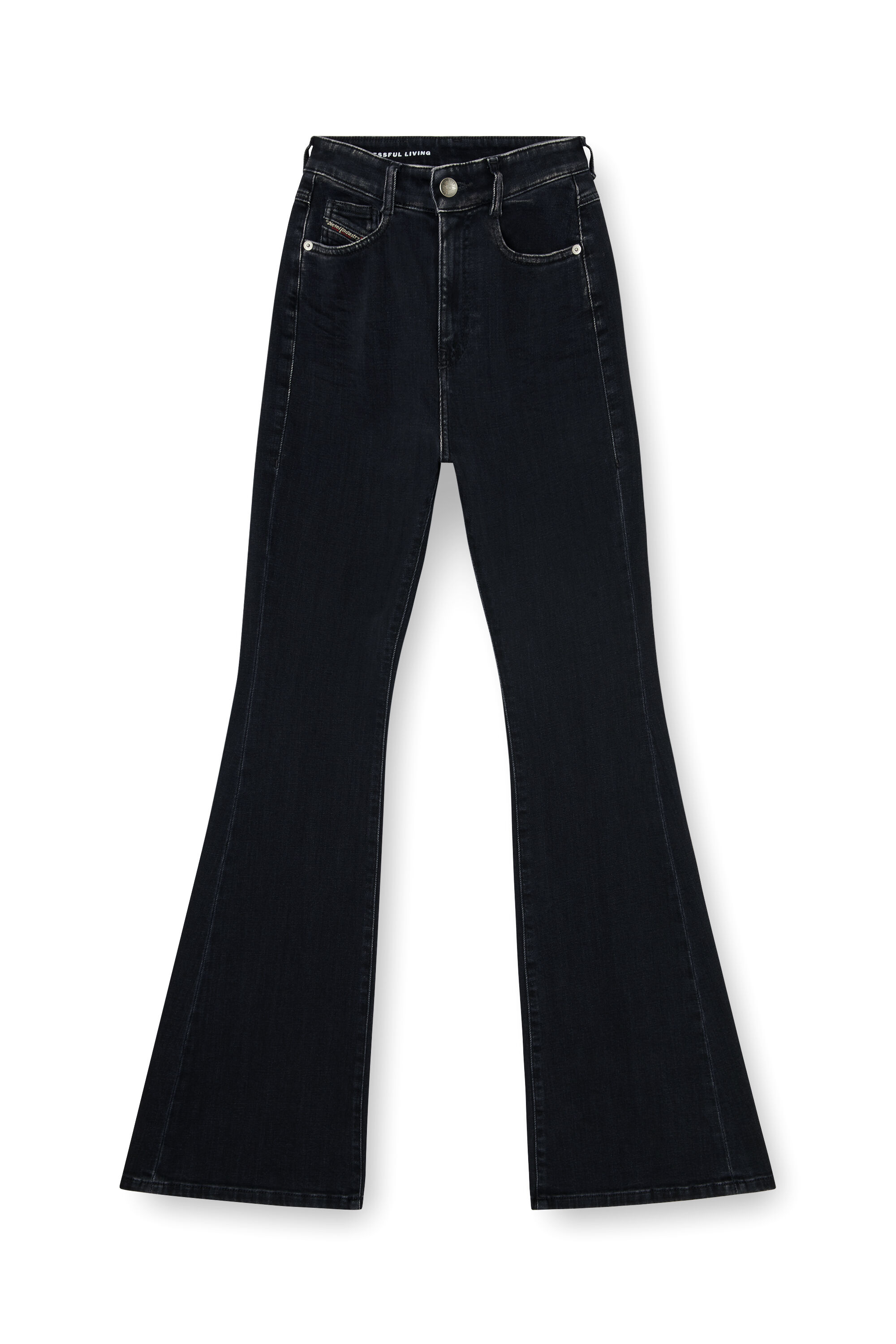 Diesel - Bootcut Jeans 1973 D-Partt 09P75 Femme, Noir/Gris fonc&eacute; - Image 6