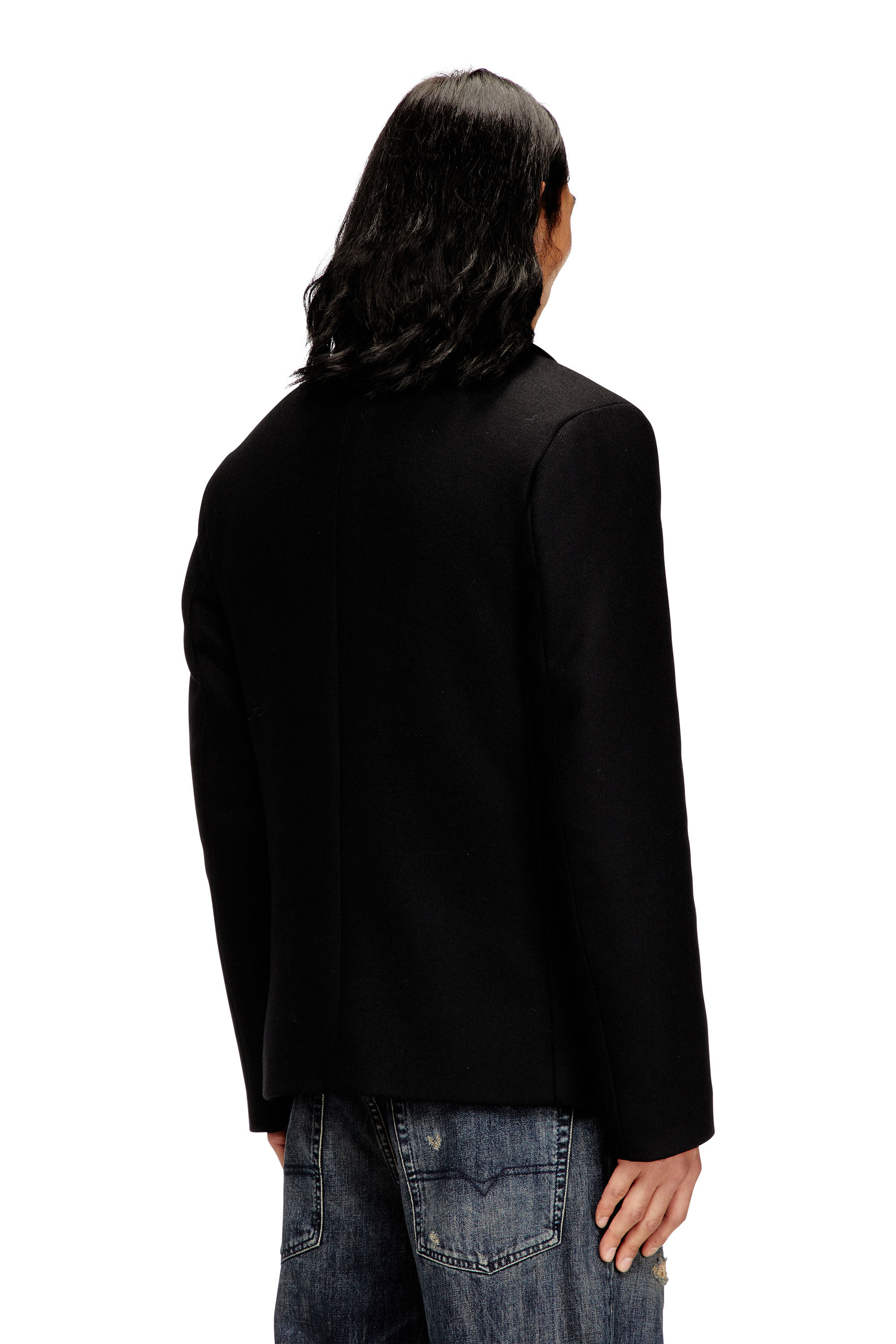 Diesel - W-HALEY-WRD, Caban en mélange de laine feutrée Homme in ToBeDefined - 3