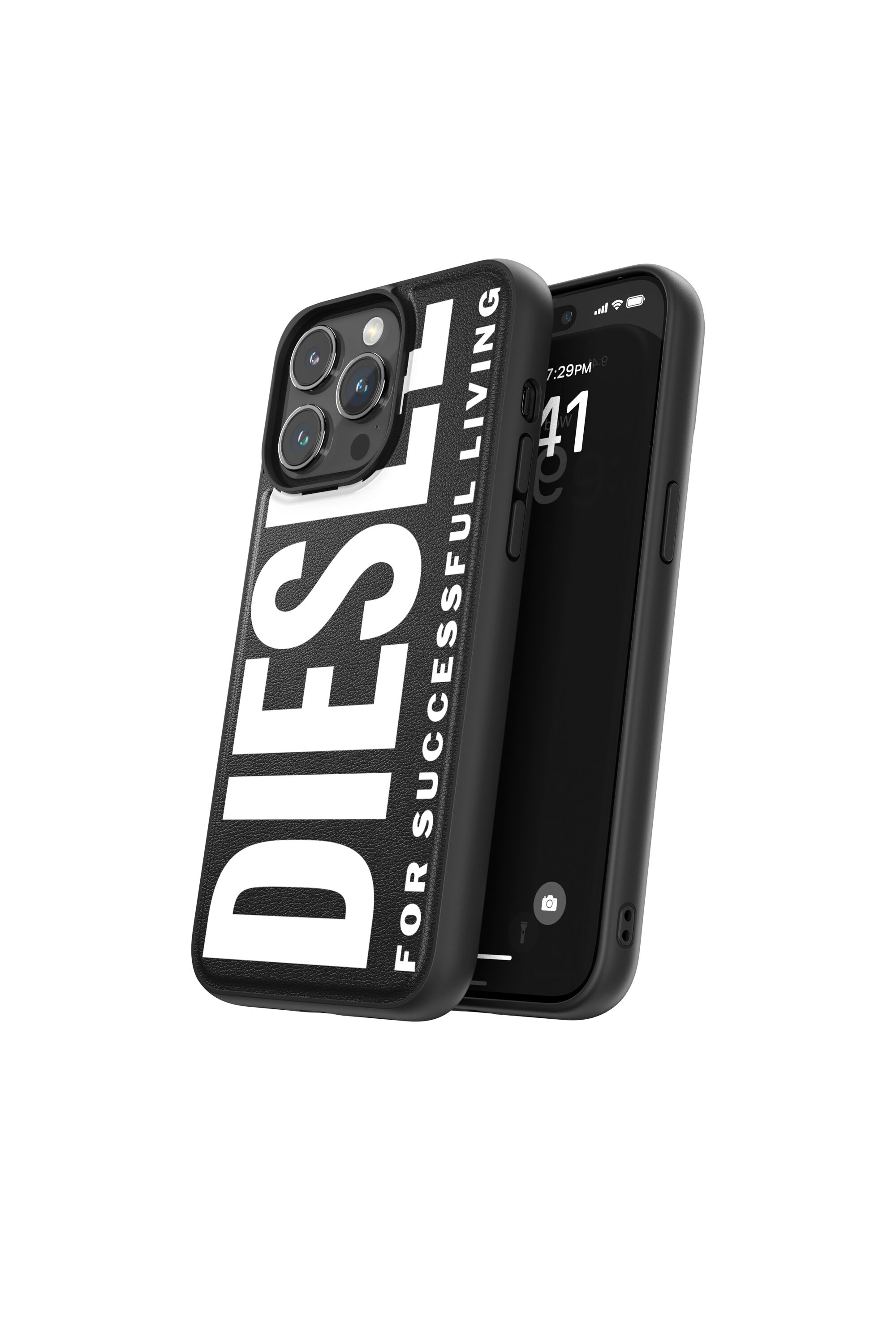 Diesel - 54168 MOULDED CASE, Coque moulée iP15 Pro Max Mixte in Noir - 3