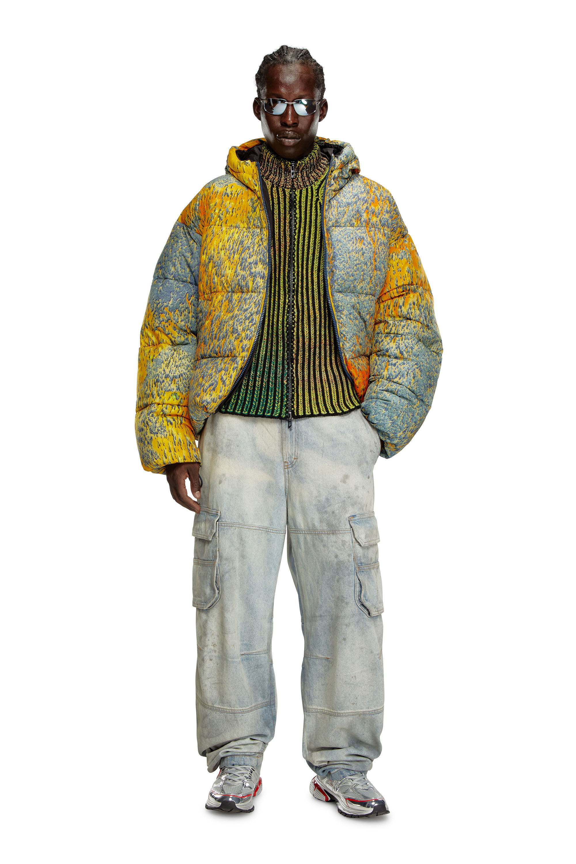 Cardigan homme vert top