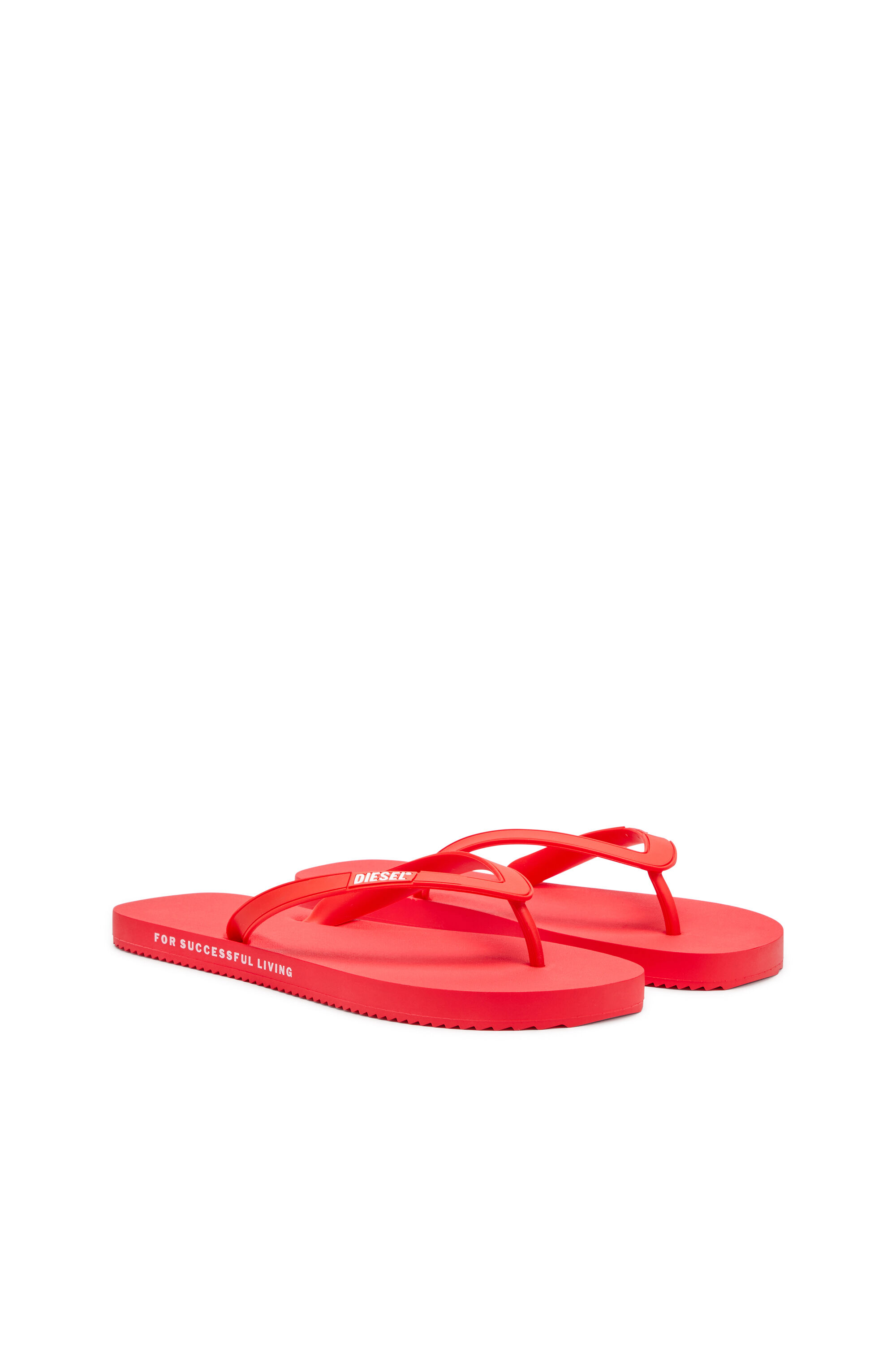 Diesel - SA-RIO, Sa-Rio-Tongs en caoutchouc Homme in Rouge - 2
