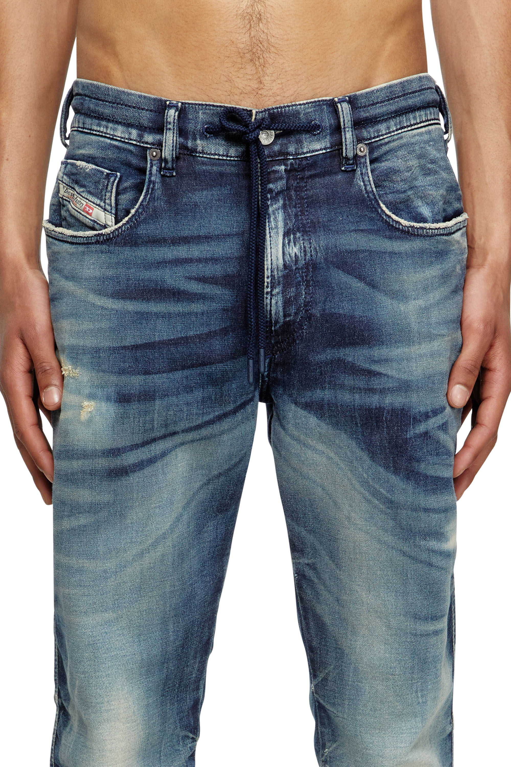 Diesel - Slim 2060 D-Strukt Joggjeans® 068RZ Homme, Bleu Foncé - Image 5