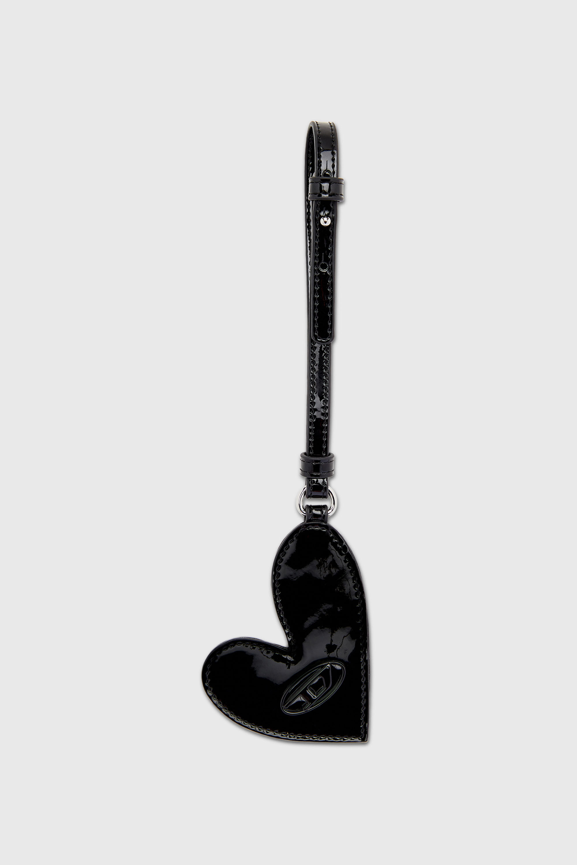 Diesel - PLAY MIRROR, Breloque miroir avec finition brillante Femme in Noir - 1
