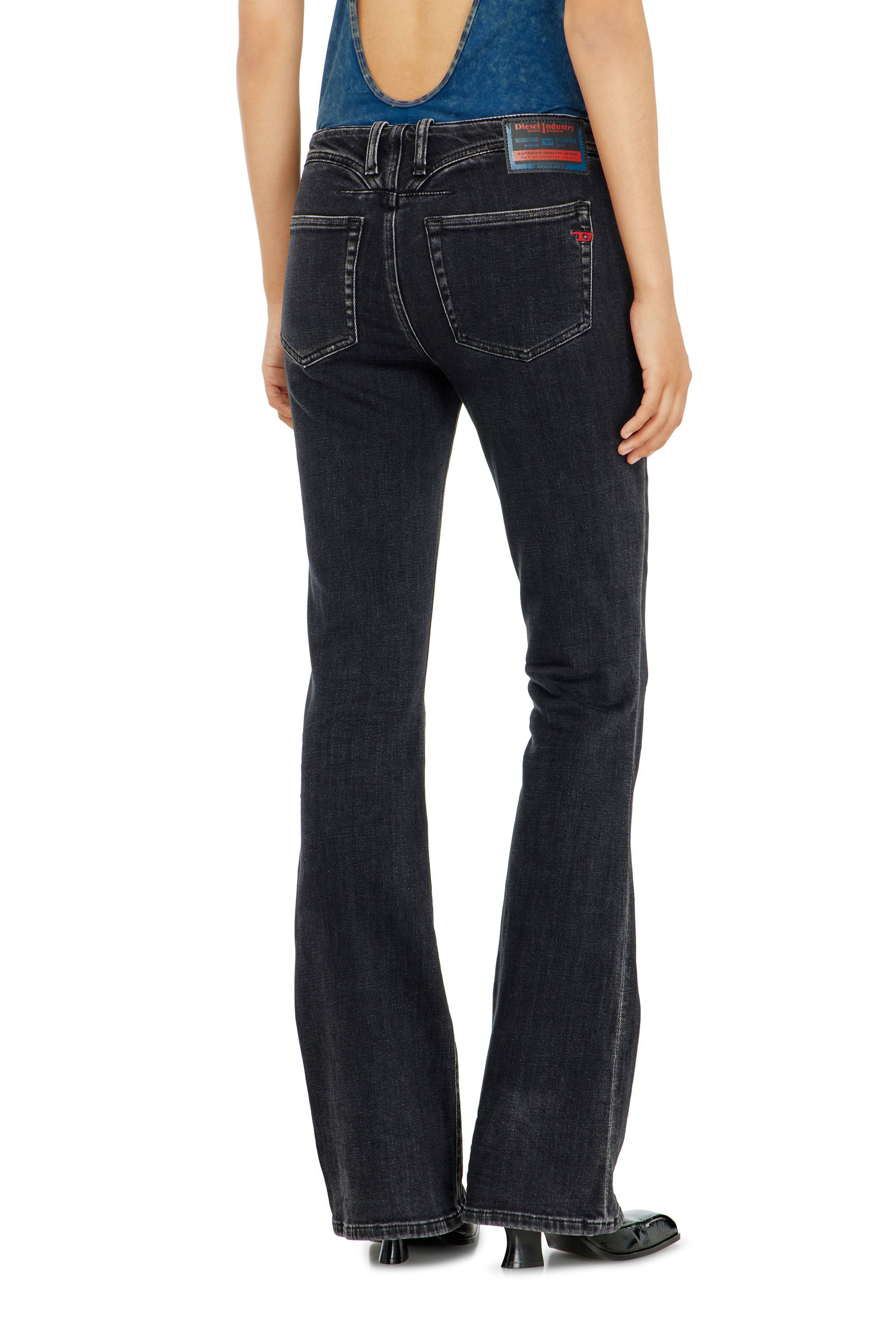 Diesel - Bootcut Jeans 1969 D-Ebbey 09P75 Femme, Noir/Gris fonc&eacute; - Image 5