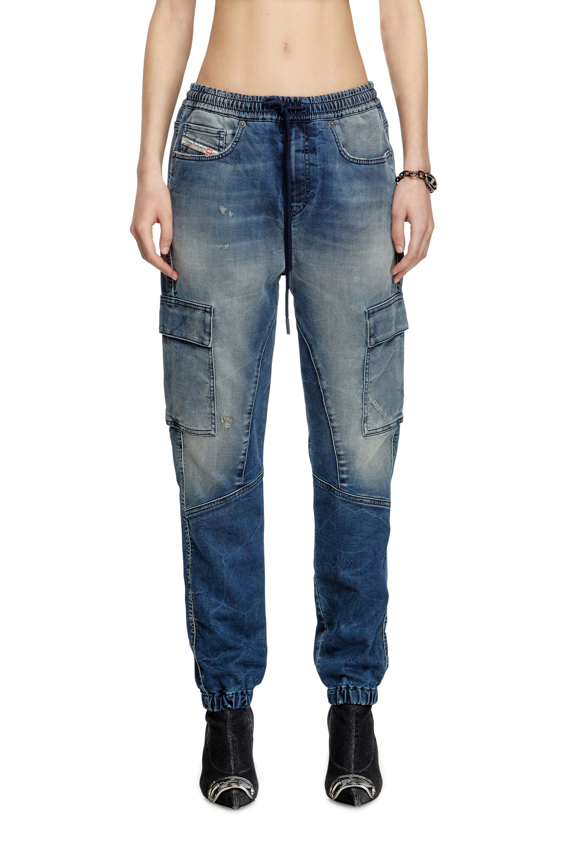 Diesel - Regular 2051 D-Ursy Joggjeans® 068PI Femme, Bleu moyen - Image 3