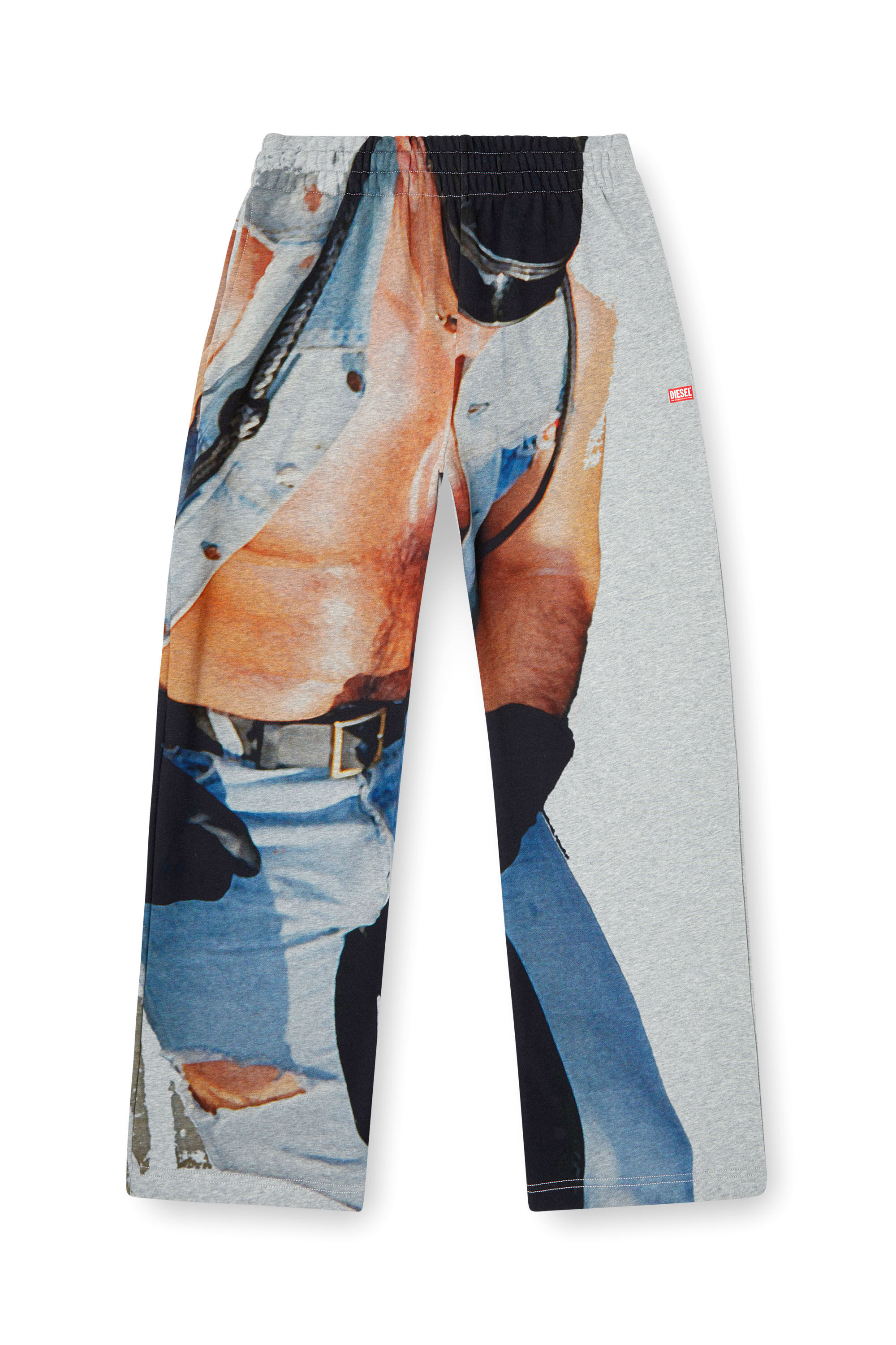 Diesel - PR-P-MARTAINS-TOM25, Pantalon de survêtement avec imprimé graphique Mixte in Gris - 2