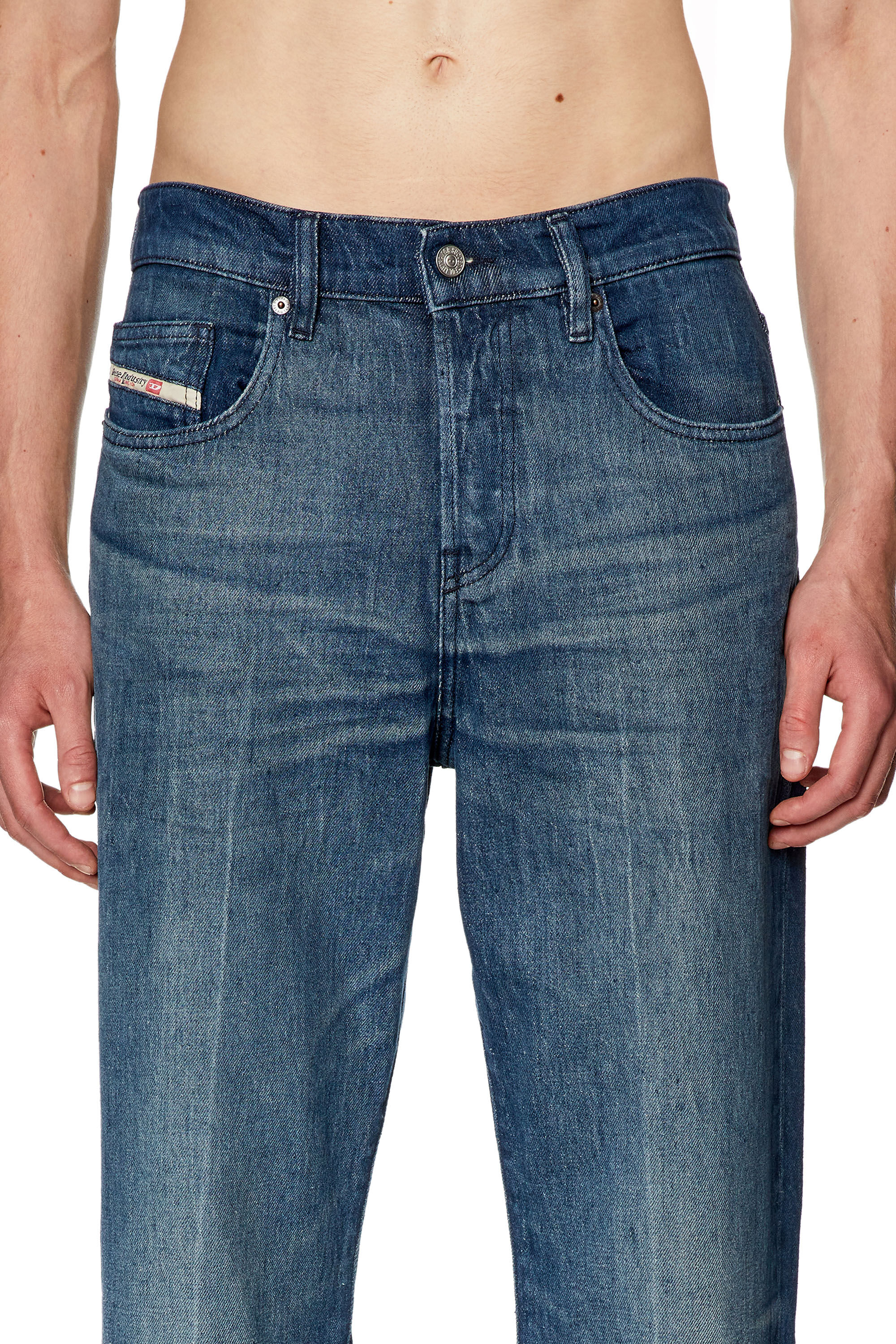 Diesel - Straight Jeans 2020 D-Viker 0ENAM, Bleu moyen - Image 5