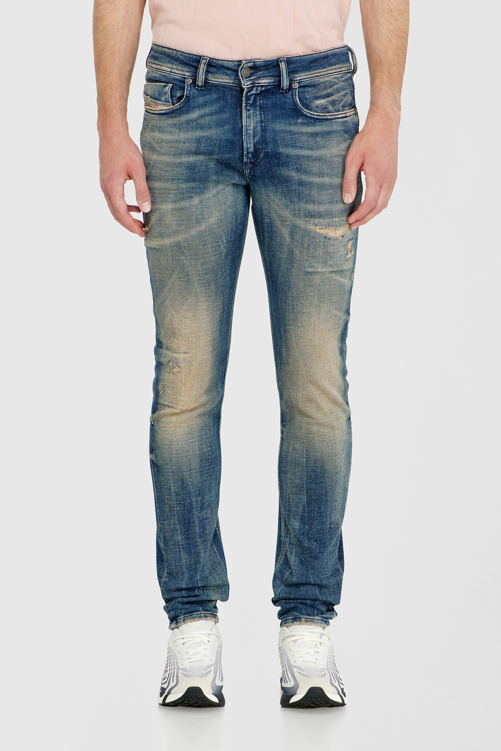 Diesel - Skinny Jeans 1979 Sleenker 09P68 Homme, Bleu Fonc&eacute; - Image 4