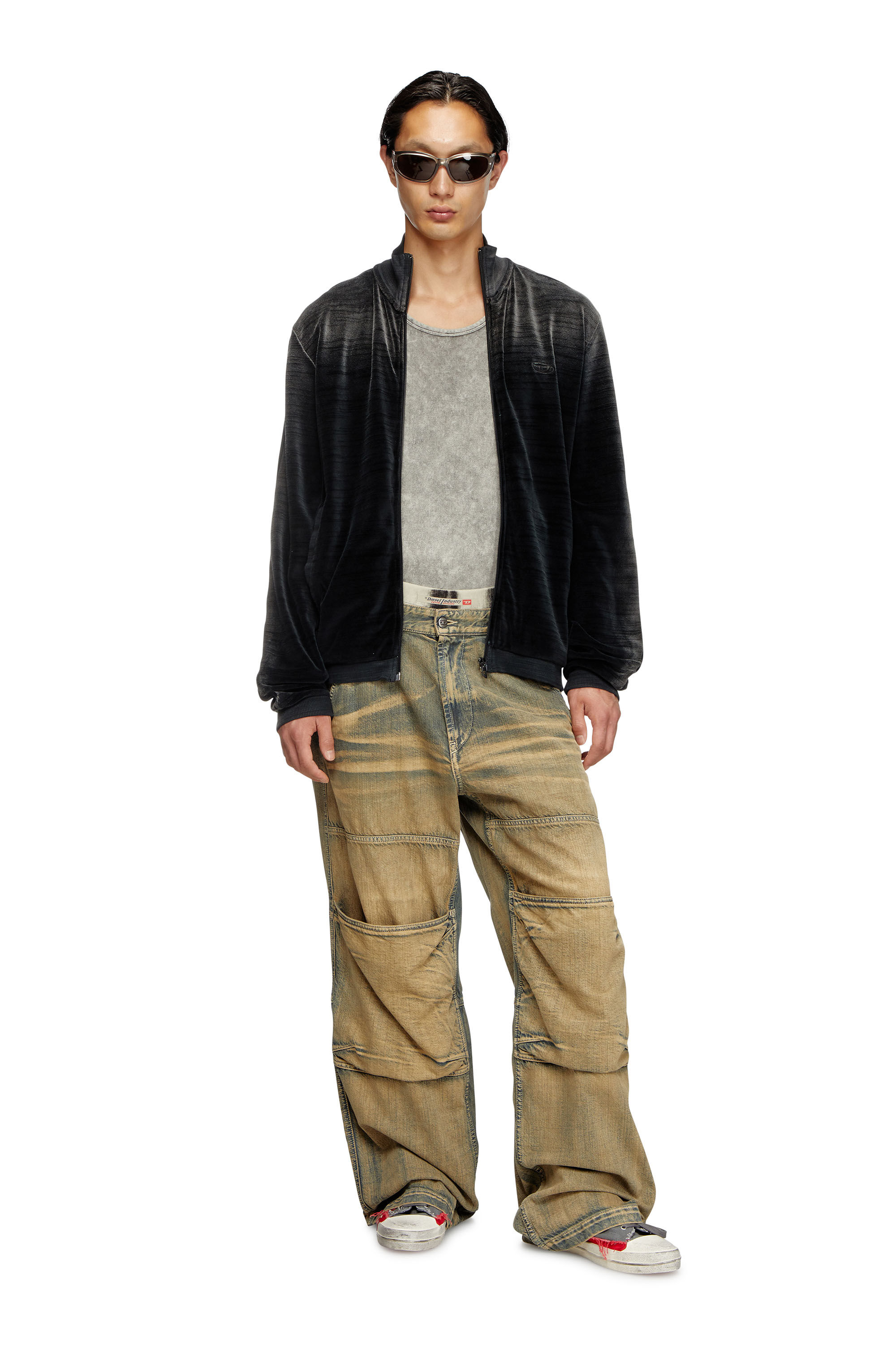 Diesel - Relaxed Jeans D-Shift 09L49 Mixte, Bleu moyen - Image 1