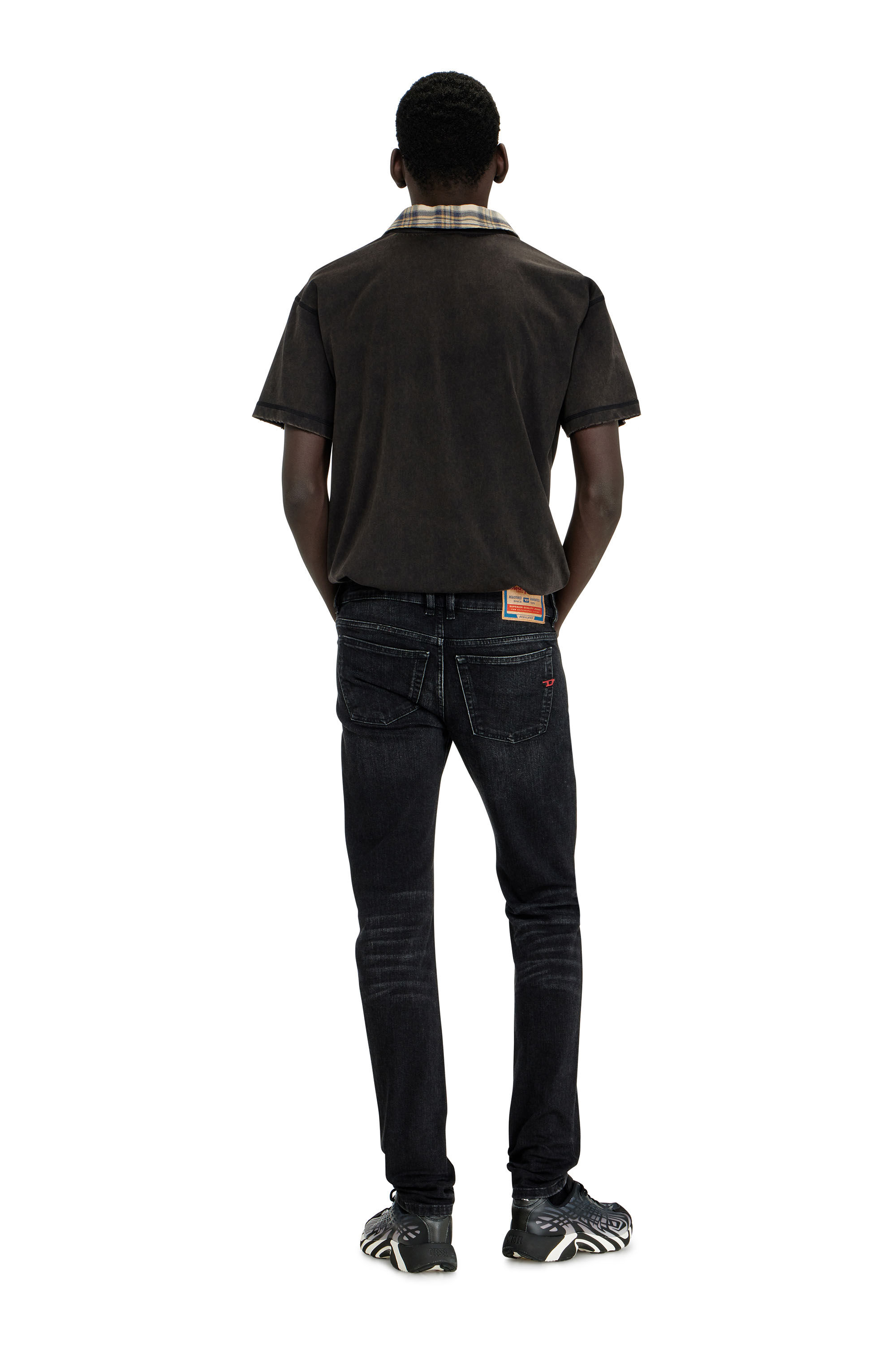 Diesel - Skinny Jeans 1979 Sleenker 0GRDA Homme, Noir/Gris fonc&eacute; - Image 3