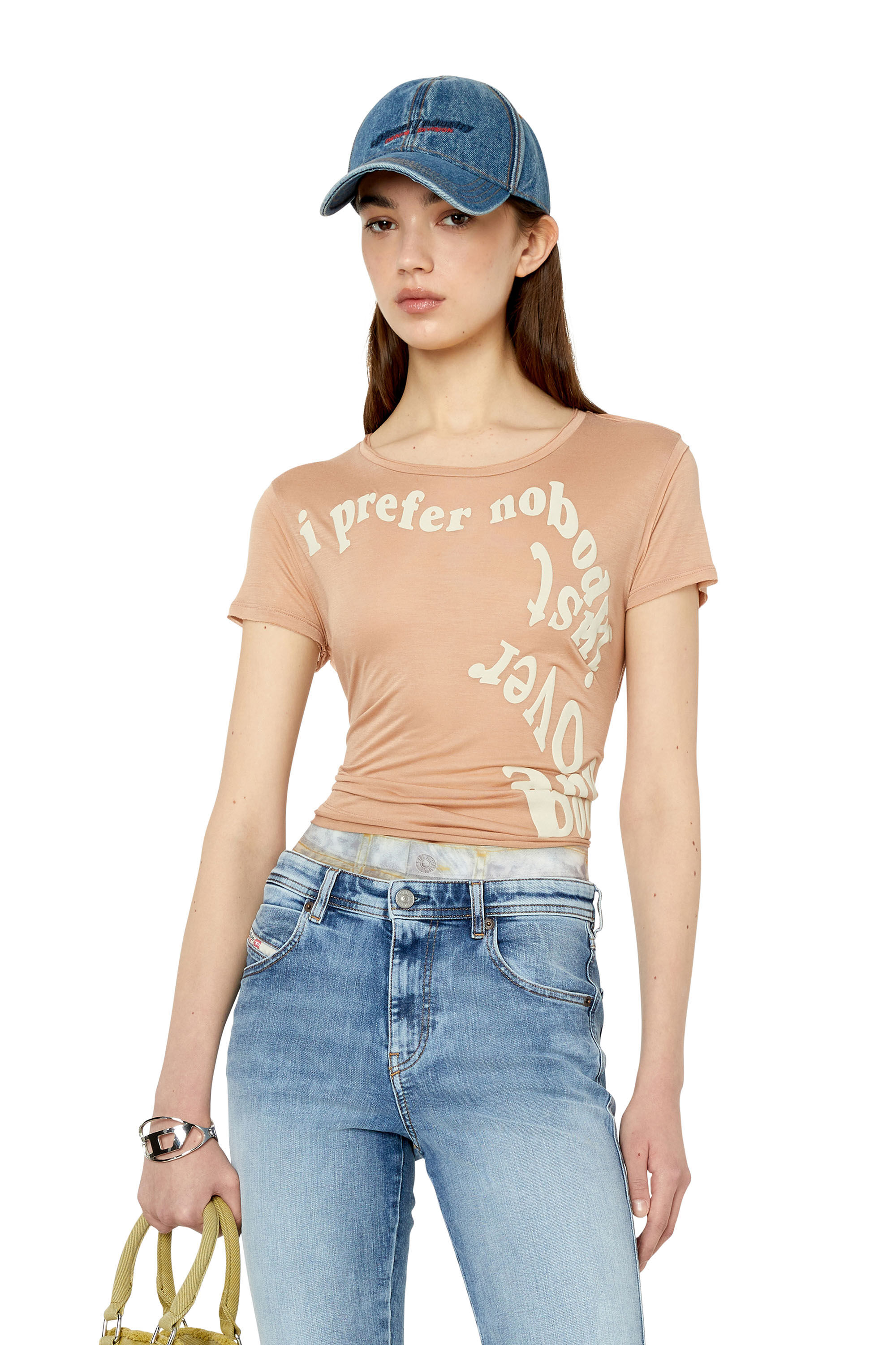 Diesel - T-UNCUTIE-RAW, Rose Poudré - Image 3