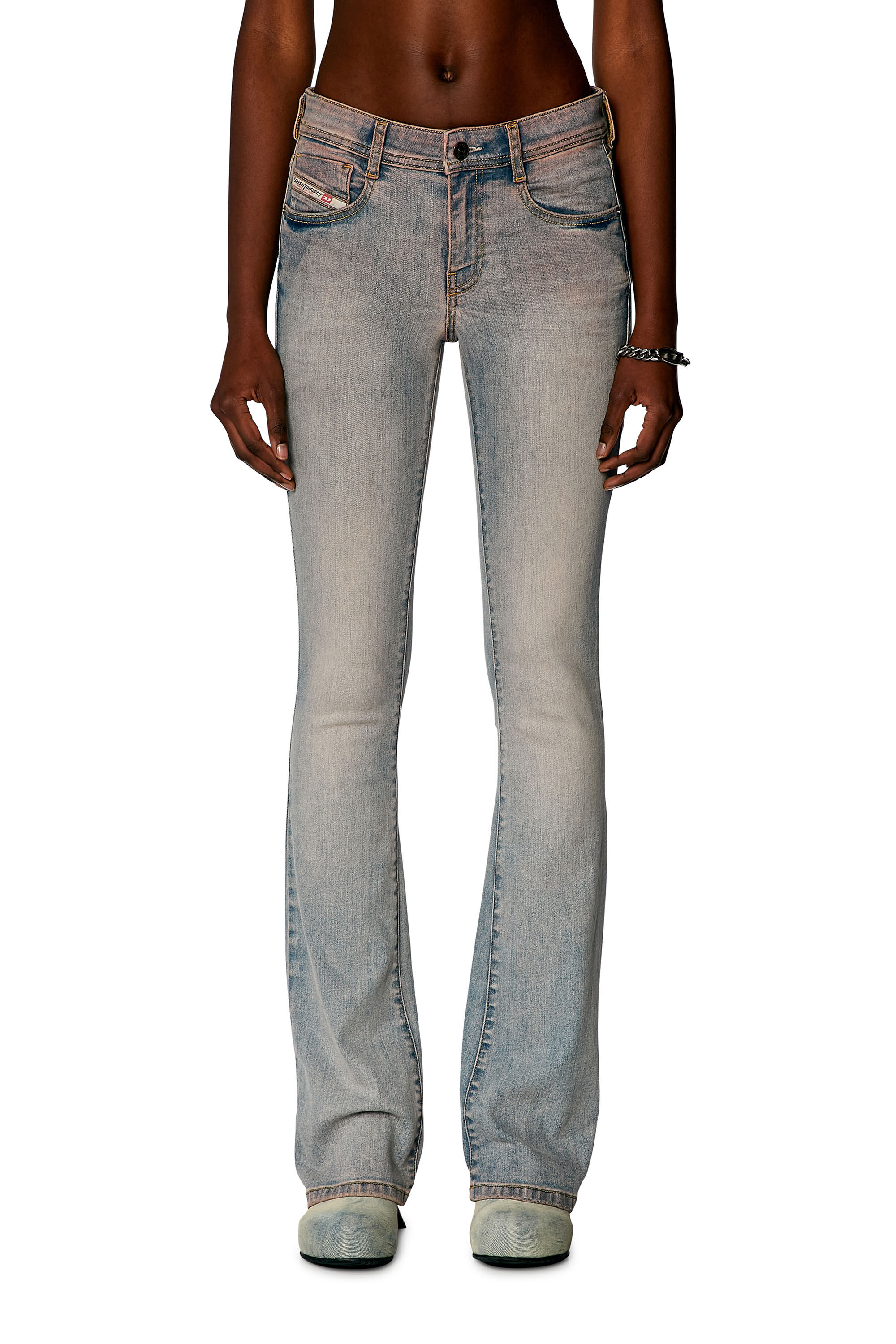 Diesel - Bootcut and Flare Jeans 1969 D-Ebbey 0PFAT, Bleu Clair - Image 3