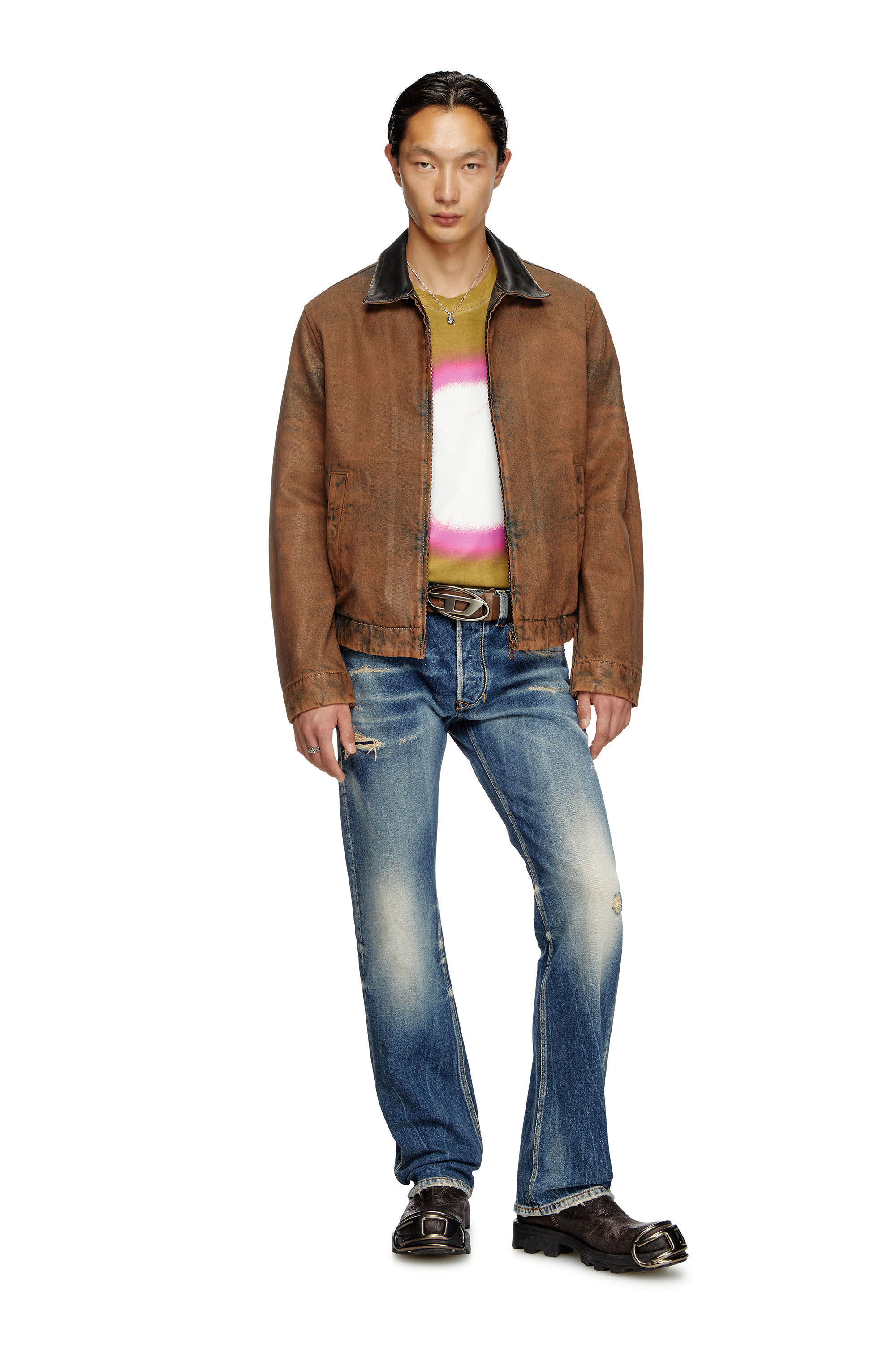 Diesel - Regular Jeans 1985 Larkee 007Y6 Homme, Bleu Foncé - Image 1