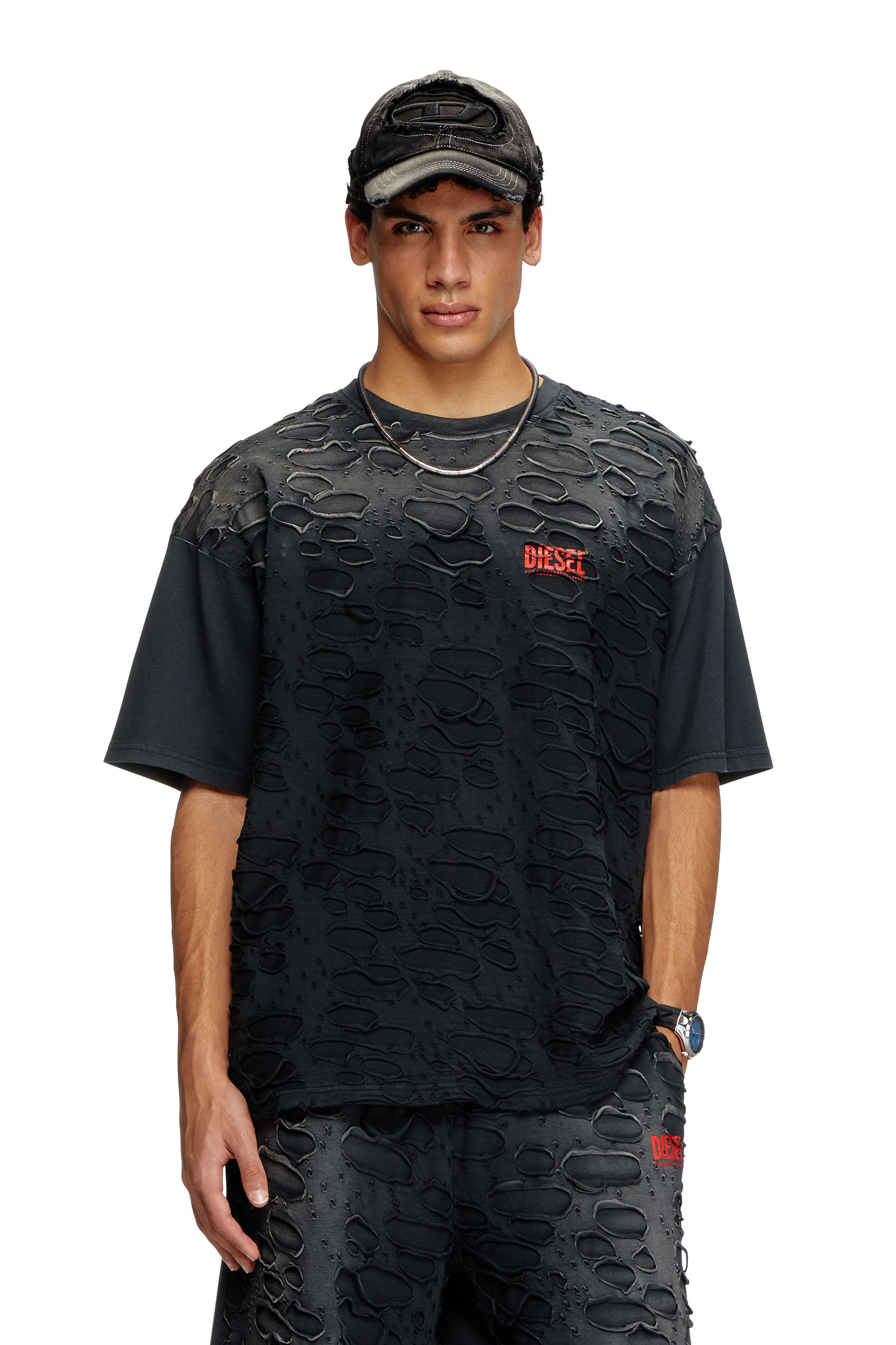 Tee shirt homme troué store