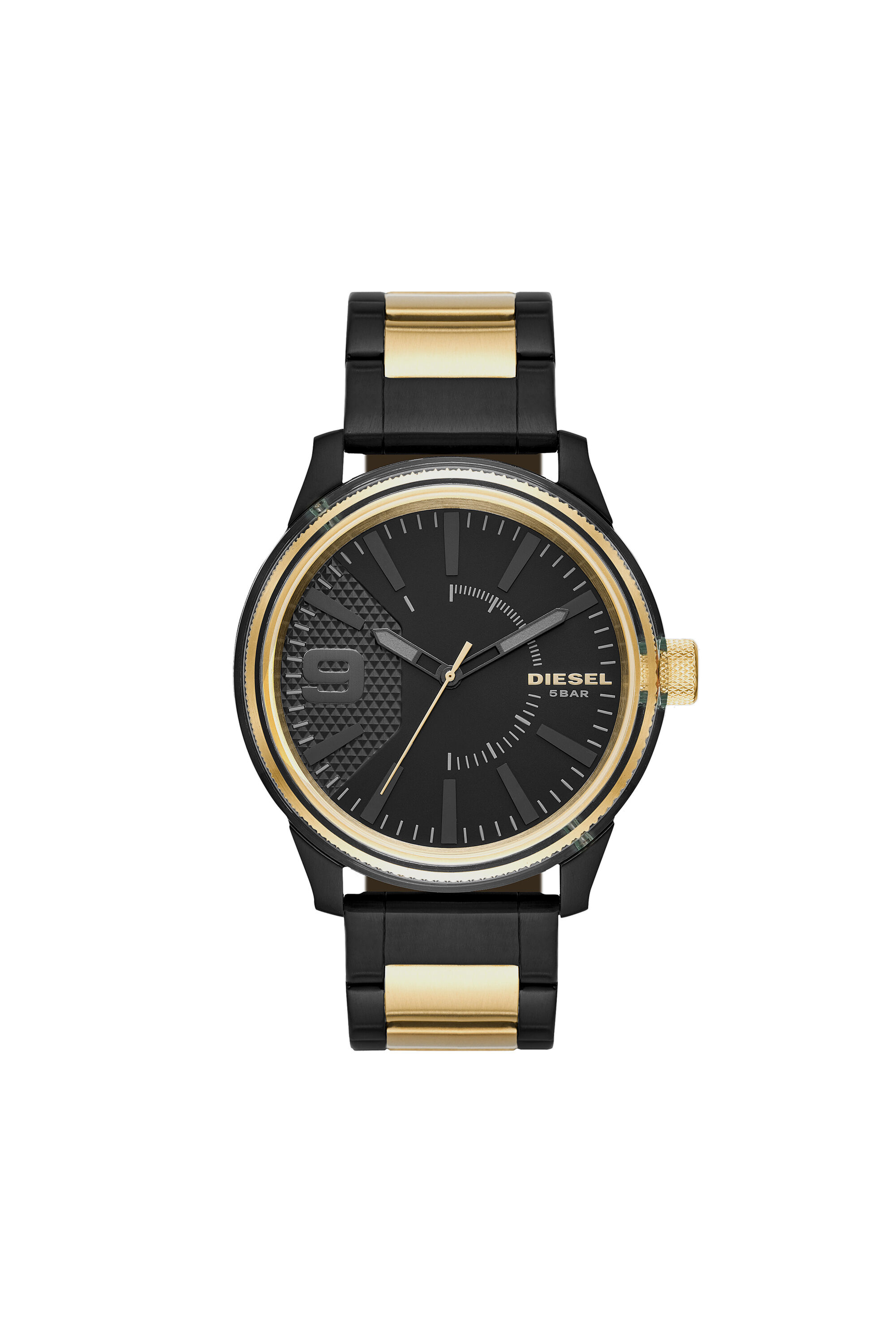 Diesel - DZ1877, Montre en acier inoxydable à trois aiguilles Homme in Noir - 1