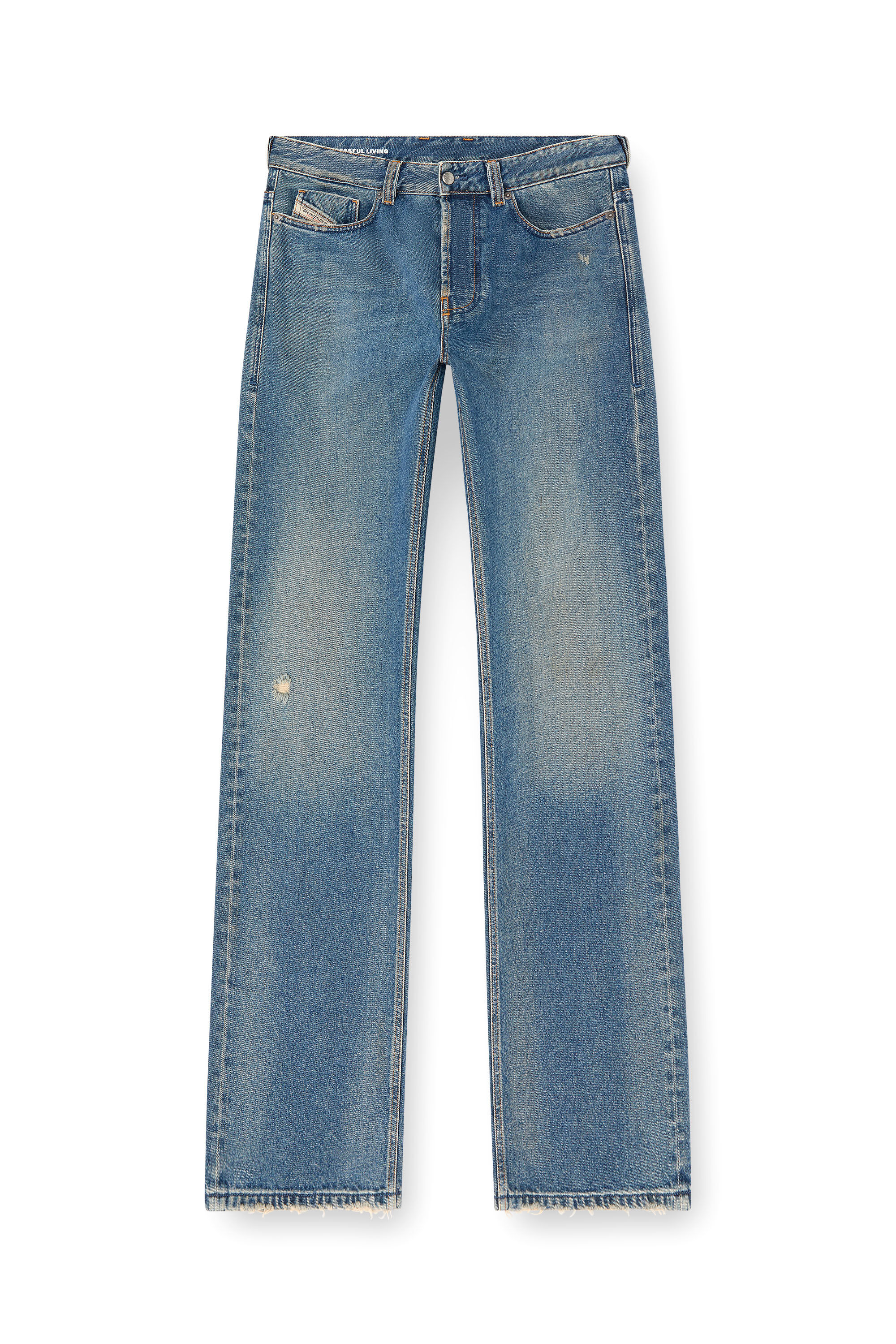 Diesel - Relaxed Jeans 1980 D-Eeper 09J79 Homme, Bleu moyen - Image 2