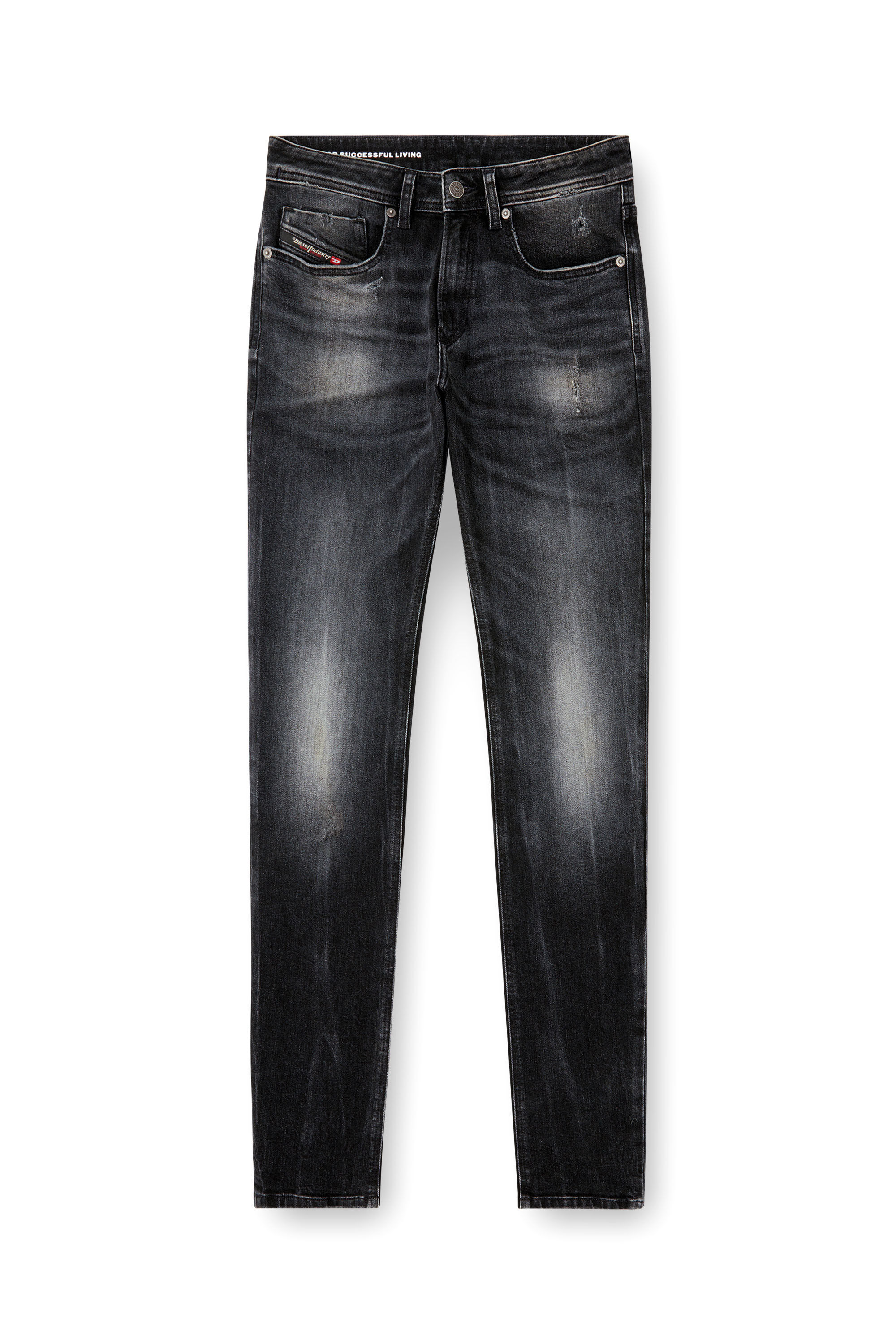 Diesel - Skinny Jeans 1979 Sleenker 0DBDP Homme, Noir/Gris foncé - Image 2