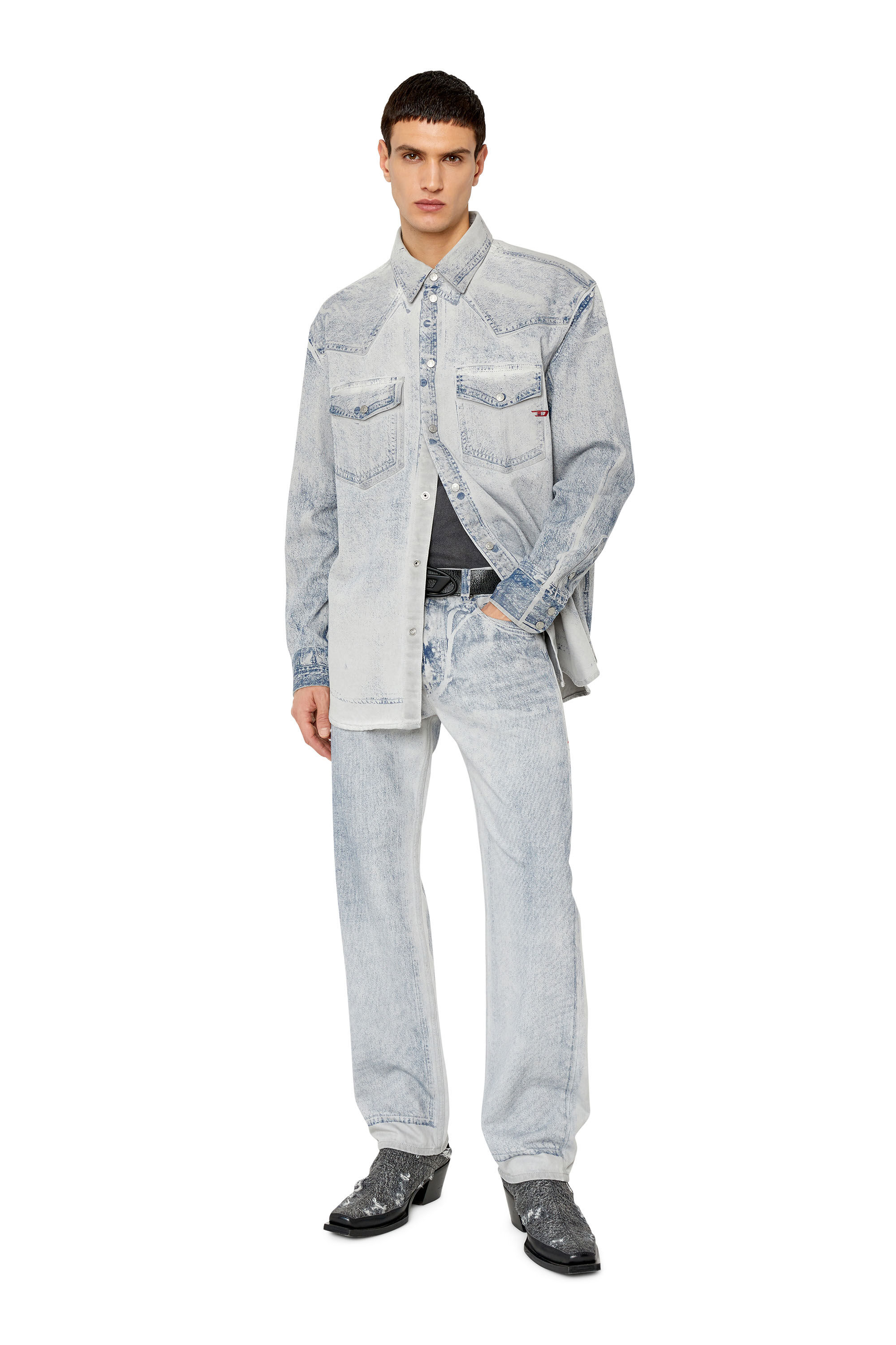 Diesel - D-OCEAN-OVER-SC, Gris Clair - Image 1