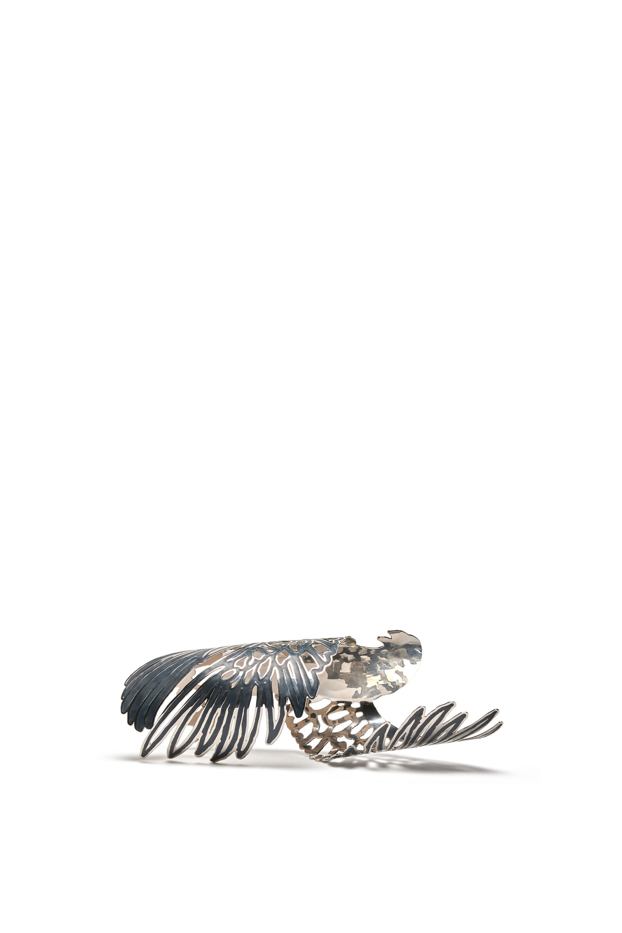 Diesel - EAGLE ARMBAND, Gris argenté - Image 3