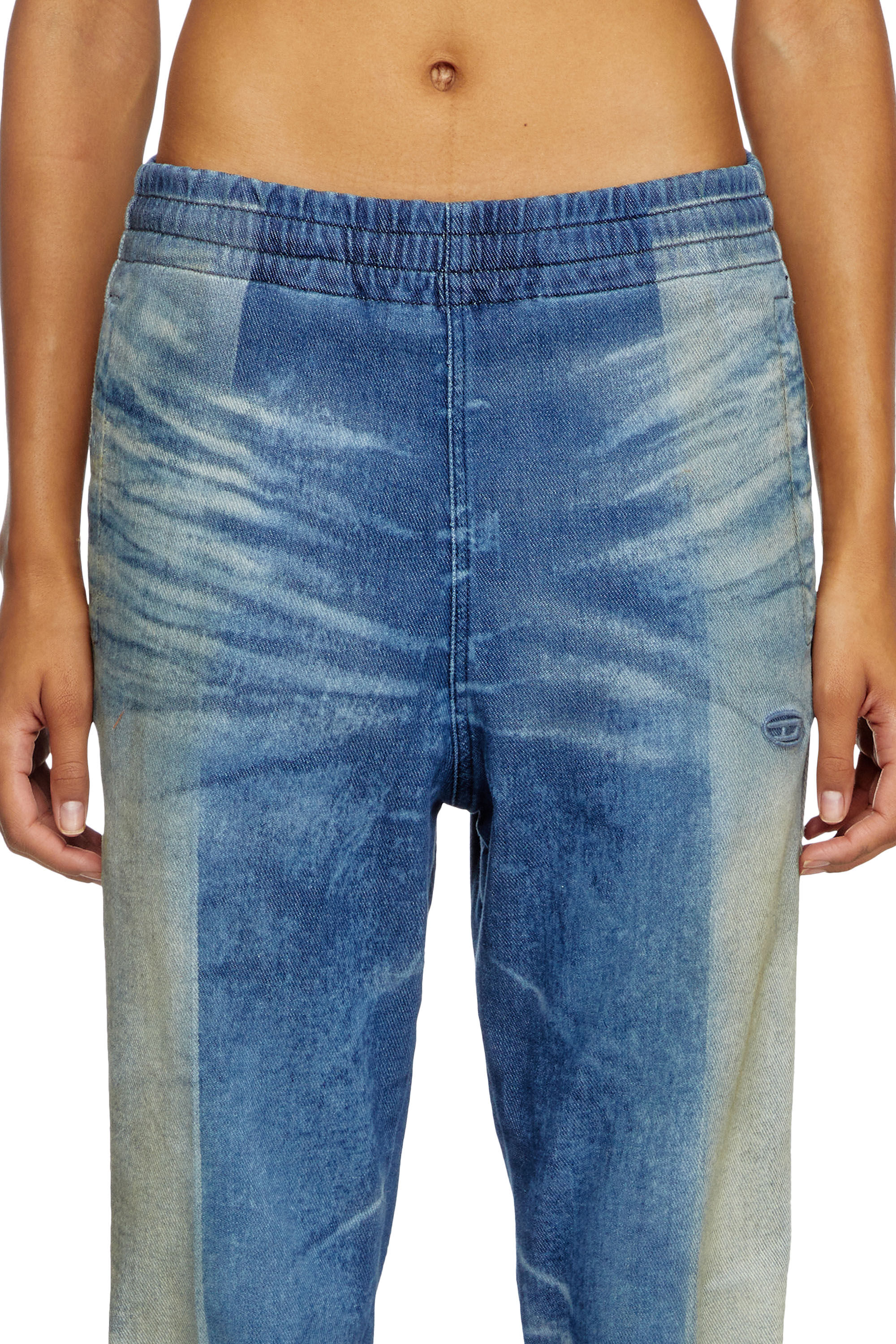 Diesel - Tapered D-Larry 09L05 Mixte, Bleu moyen - Image 5