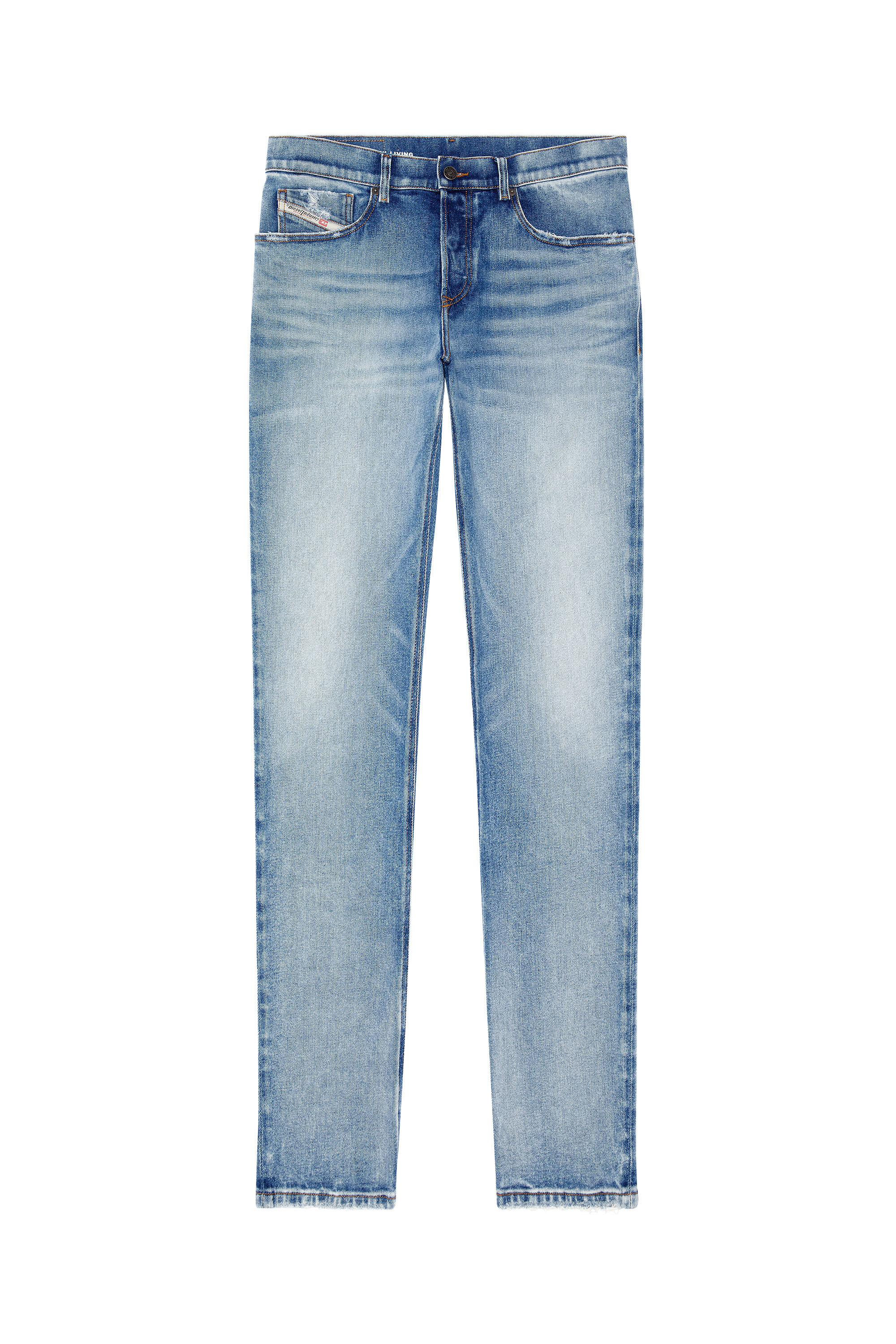 Diesel - Tapered Jeans 2023 D-Finitive 09G24, Bleu Clair - Image 2