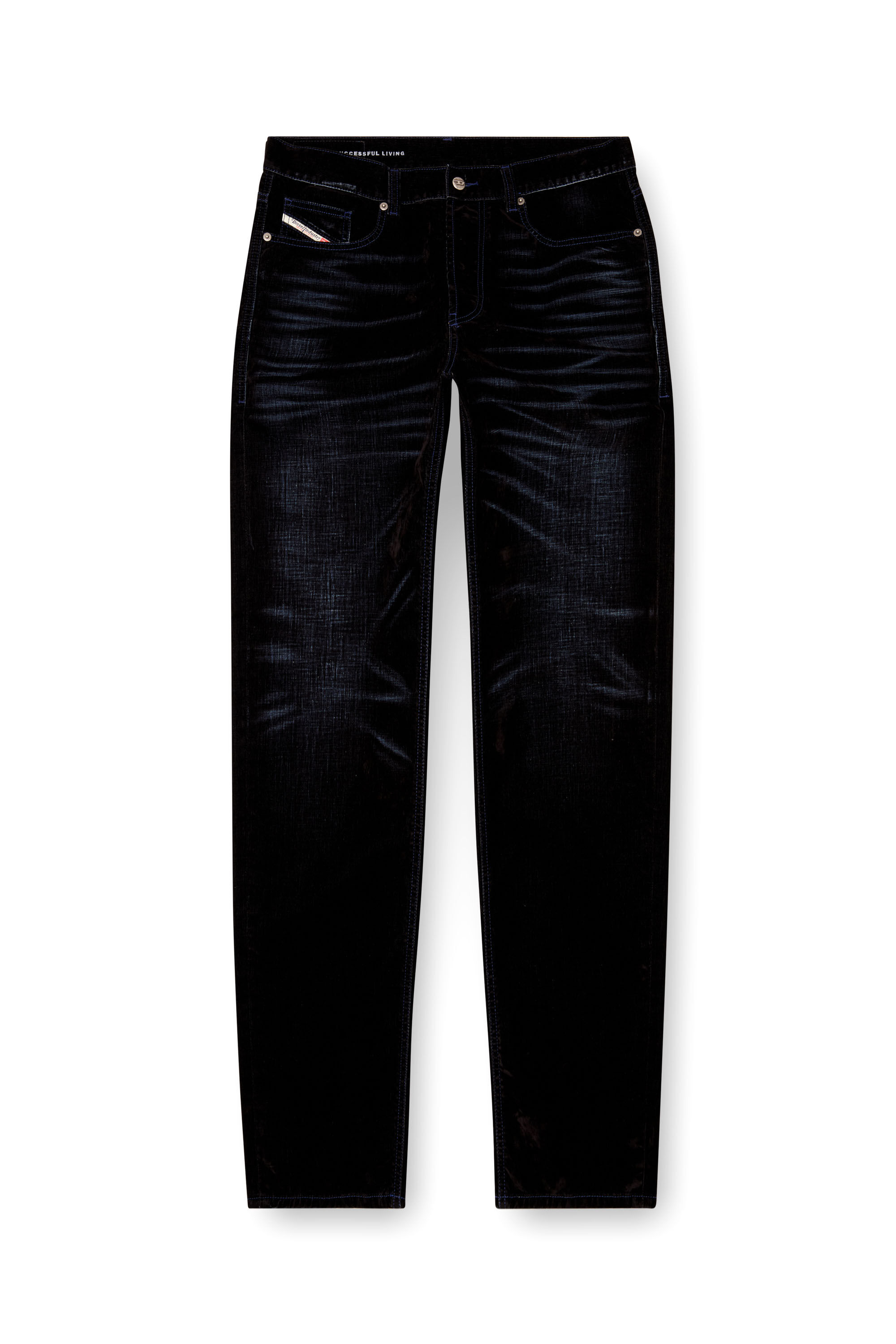 Diesel - Regular Jeans 2024 D-Macs 068QY Homme, Bleu Foncé - Image 2