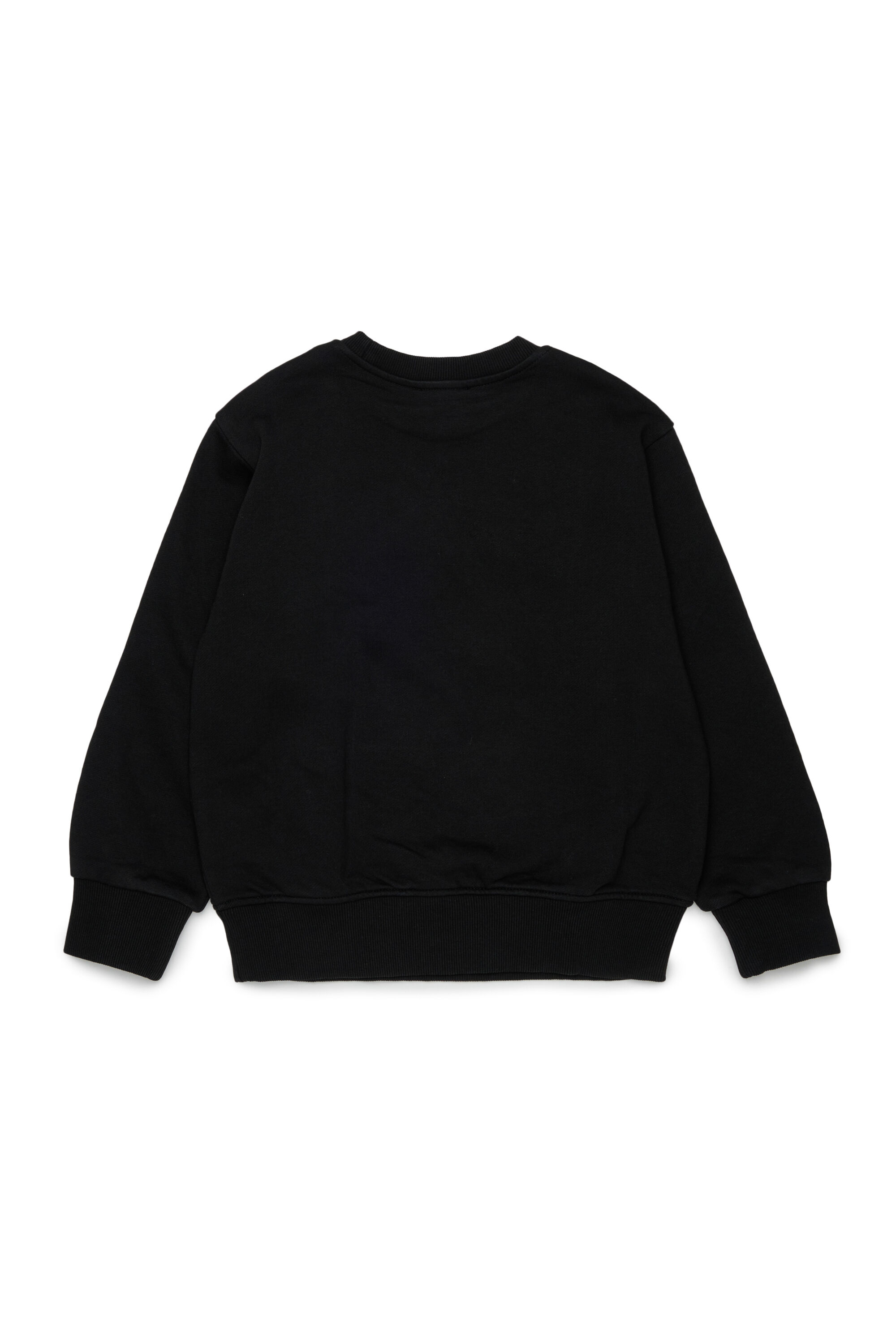 Diesel - SJEANS OVER, Sweatshirt avec lettres de logo effiloch&eacute;es Homme in Noir - 2