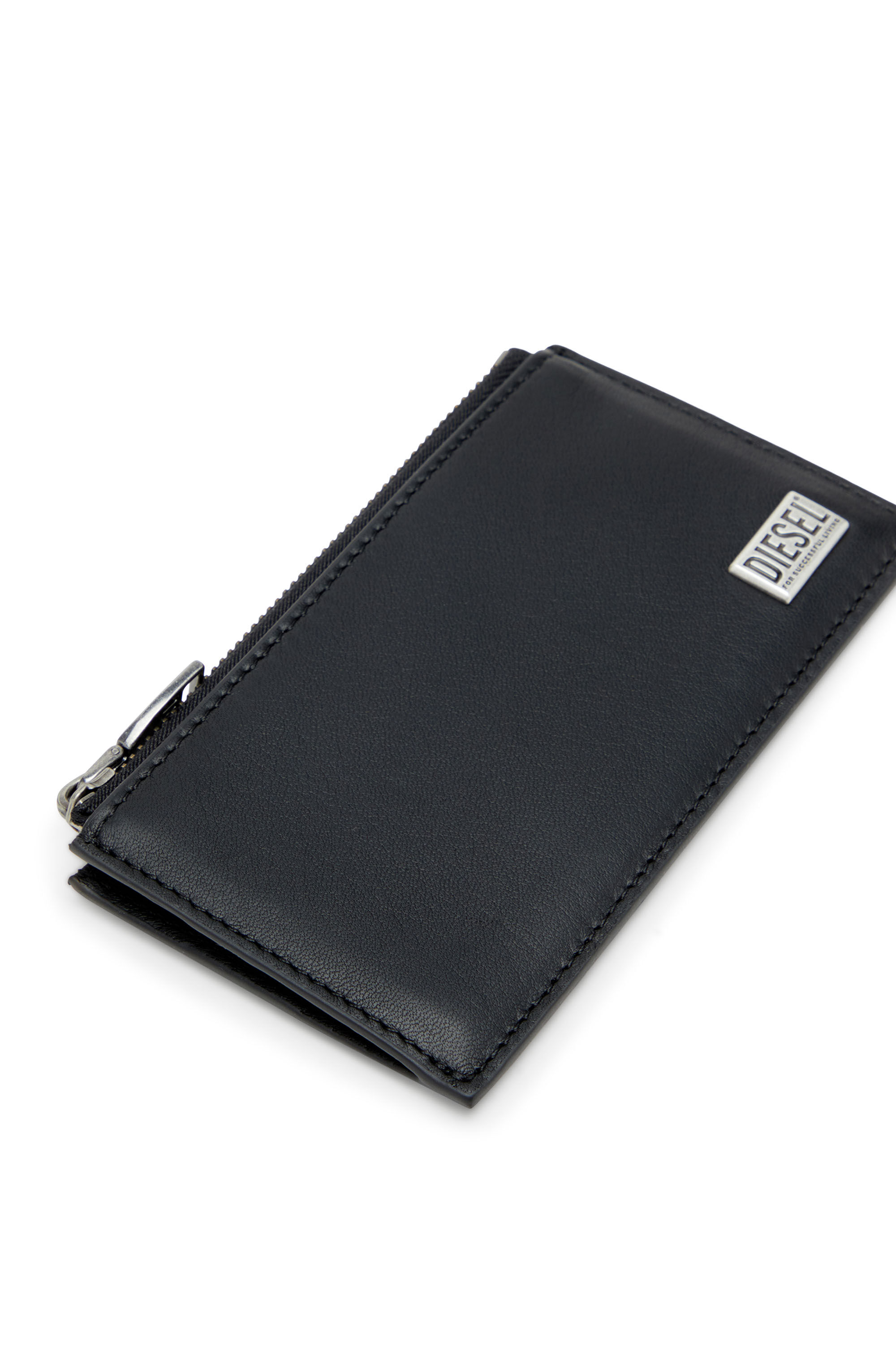 Diesel - BISCOTTO CARD HOLDER III, Porte-cartes plat en cuir semi-brillant Homme in ToBeDefined - 4