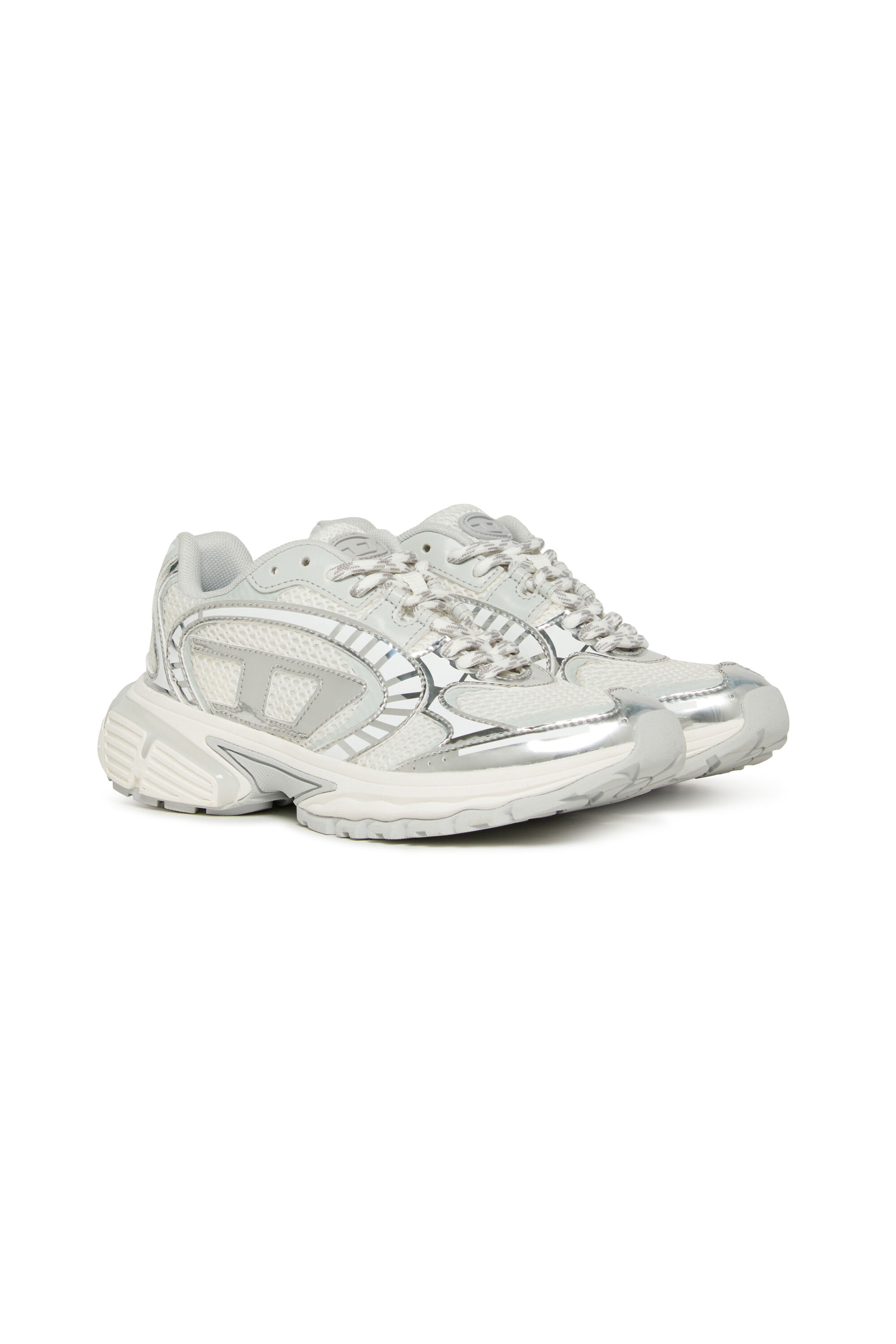 S-PRO-V-DENSE LOW, Blanc/Gris argenté