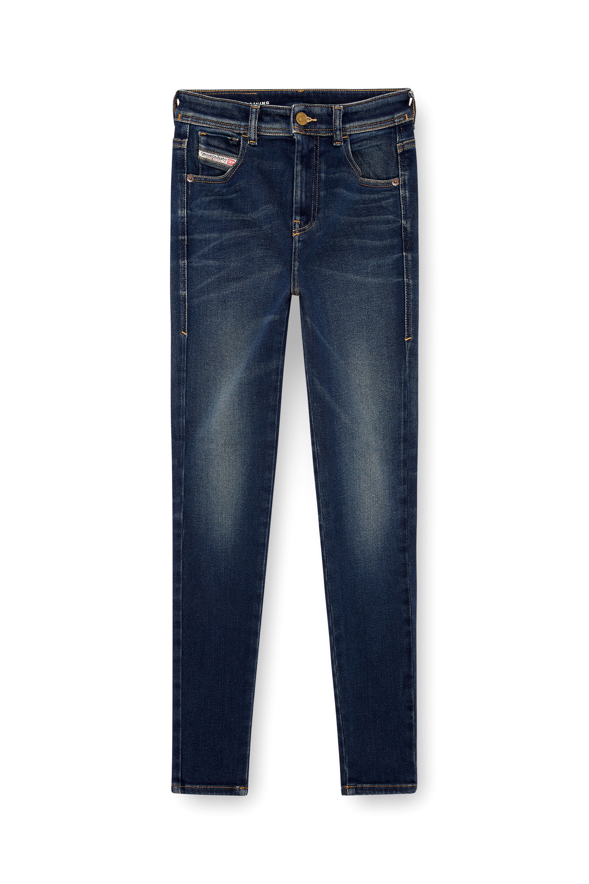 Diesel - Super skinny Jeans 1984 Slandy-High 09J11 Femme, Bleu Foncé - Image 2