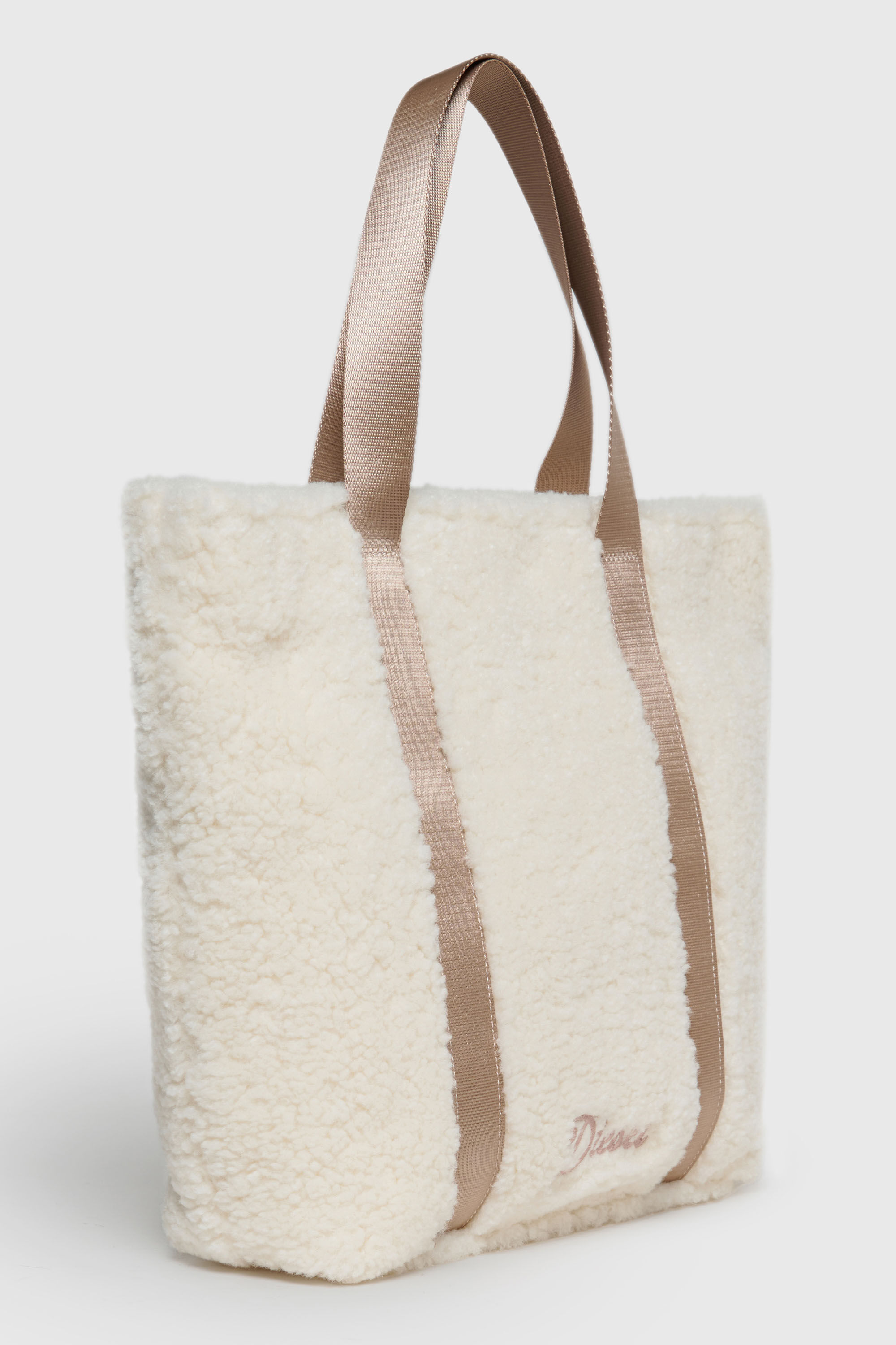 Diesel - WIXA, WIXA - Sac cabas en polaire teddy Femme in Blanc - 3