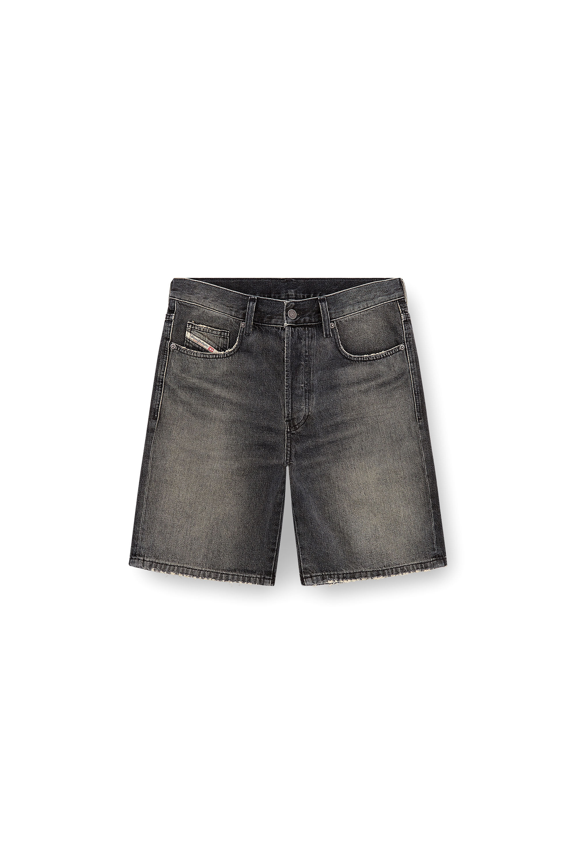 Short en denim pour homme Noir Diesel