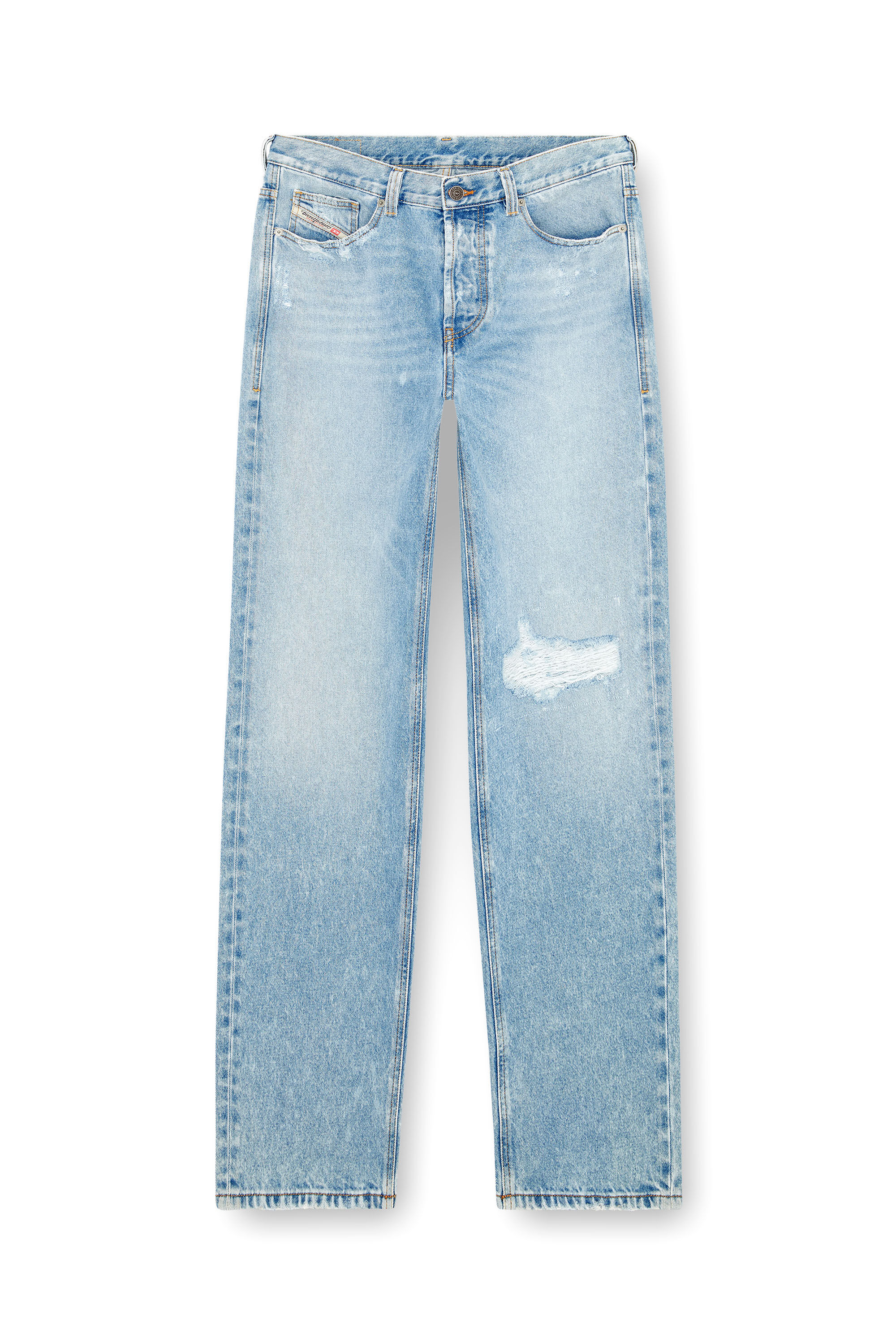 Diesel - Regular Jeans 2010 D-Macs 09J80 Homme, Bleu Clair - Image 2