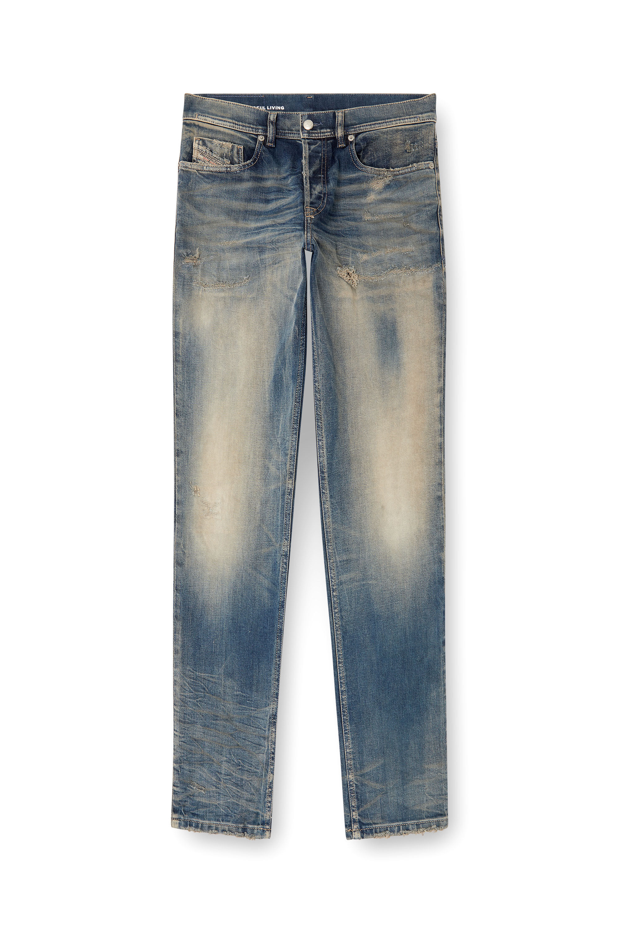 Diesel - Regular Jeans 2023 D-Finitive 09M18 Homme, Bleu moyen - Image 2