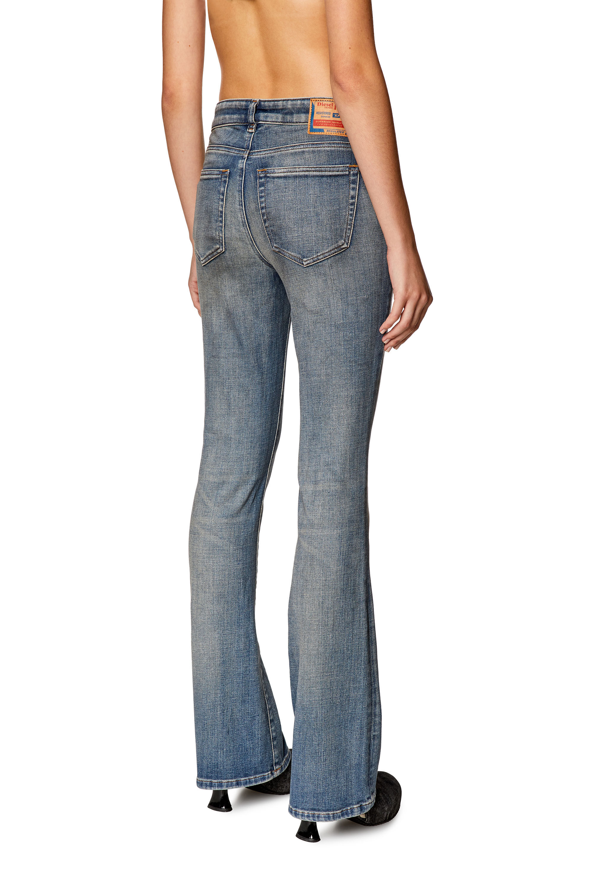 Diesel - Woman Bootcut and Flare Jeans 1969 D-Ebbey 09H69, Dark Blue - Image 4
