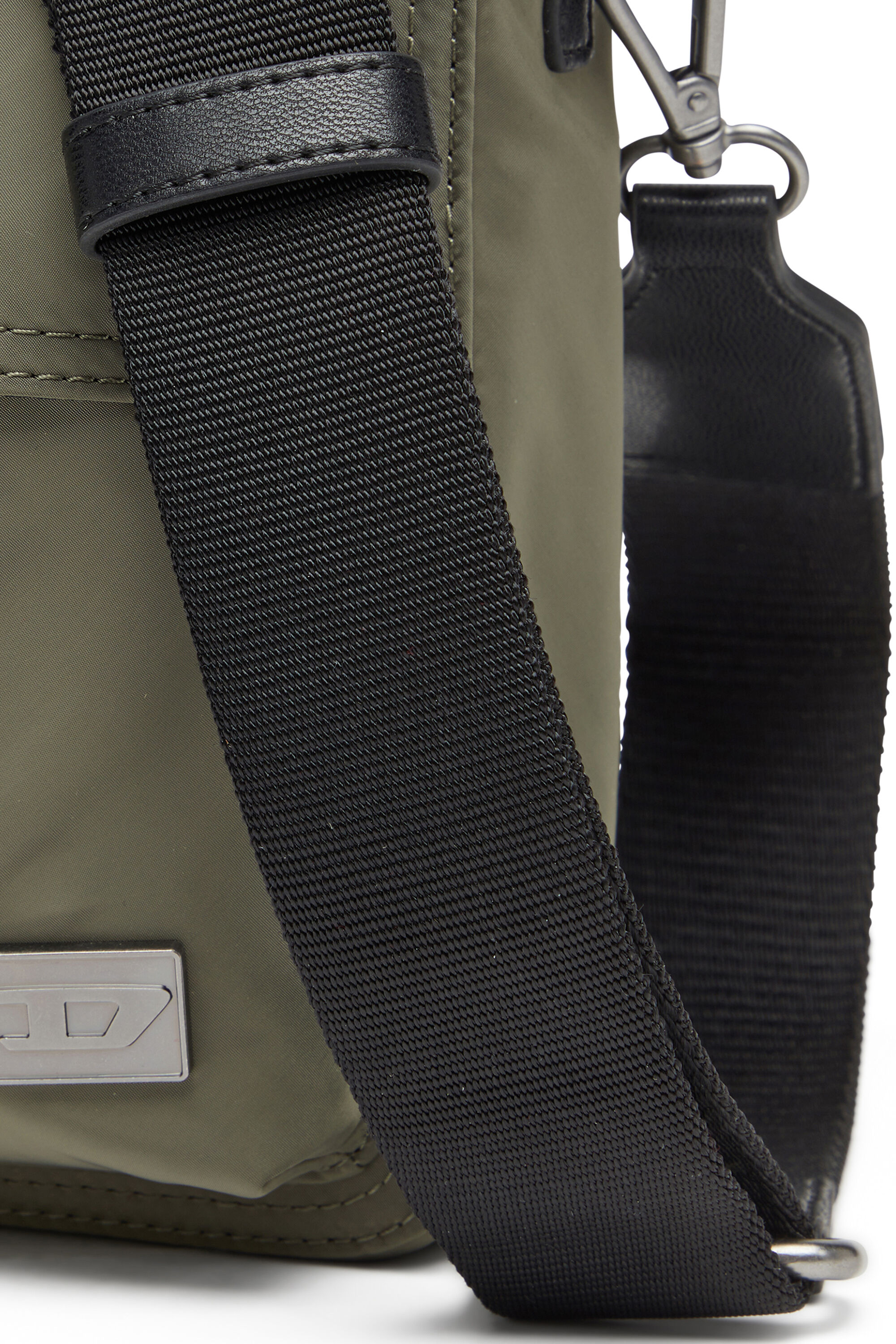 Diesel - MULTI-PKTS CROSSBODY X, Sac à bandoulière en étoffe utilitaire Mixte in Vert - 2
