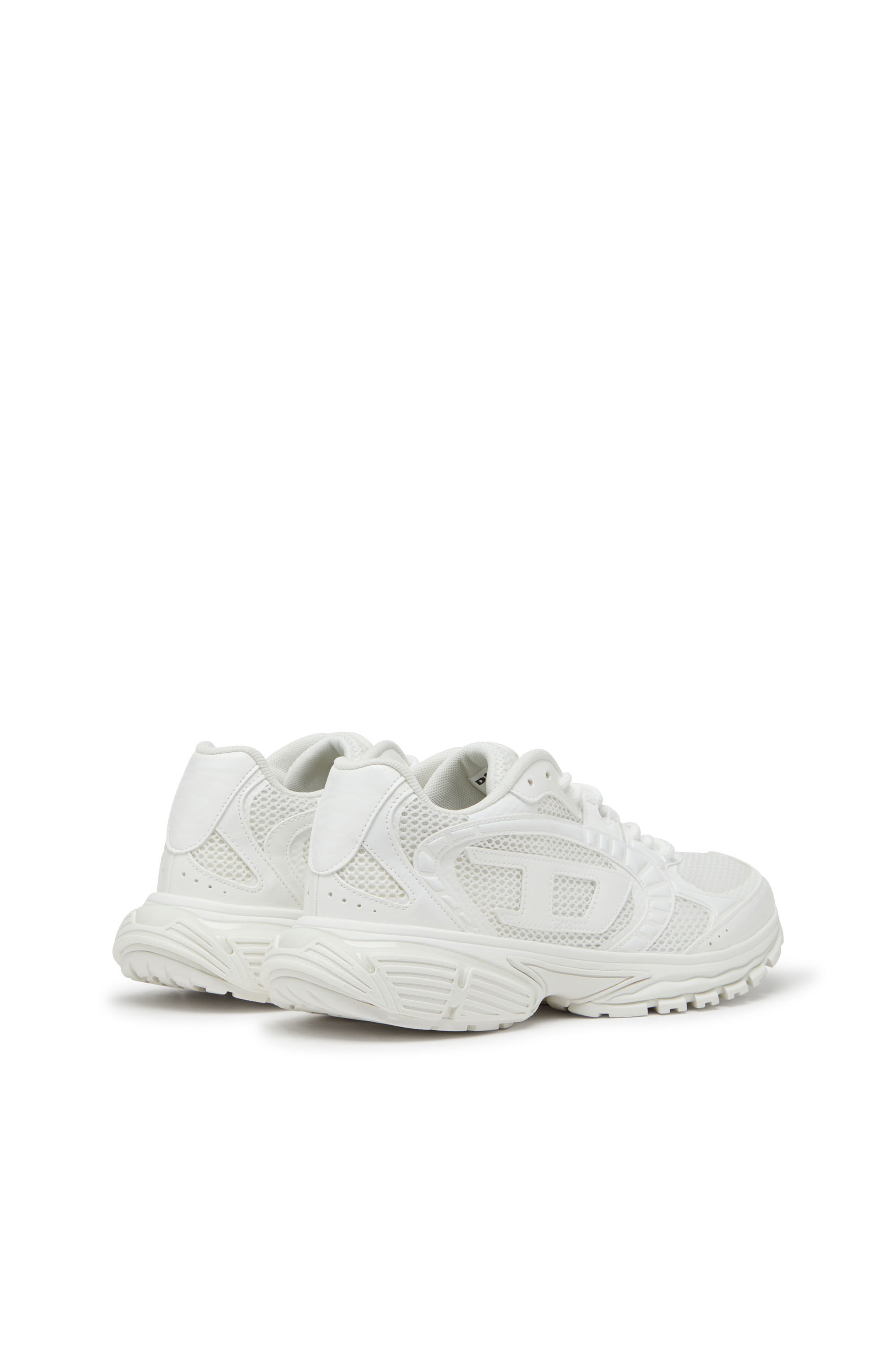 Diesel - S-PRO-V-DENSE LOW W, S-Pro-V-Dense-Sneakers en mesh monochrome avec logo Oval D Femme in Blanc - 3