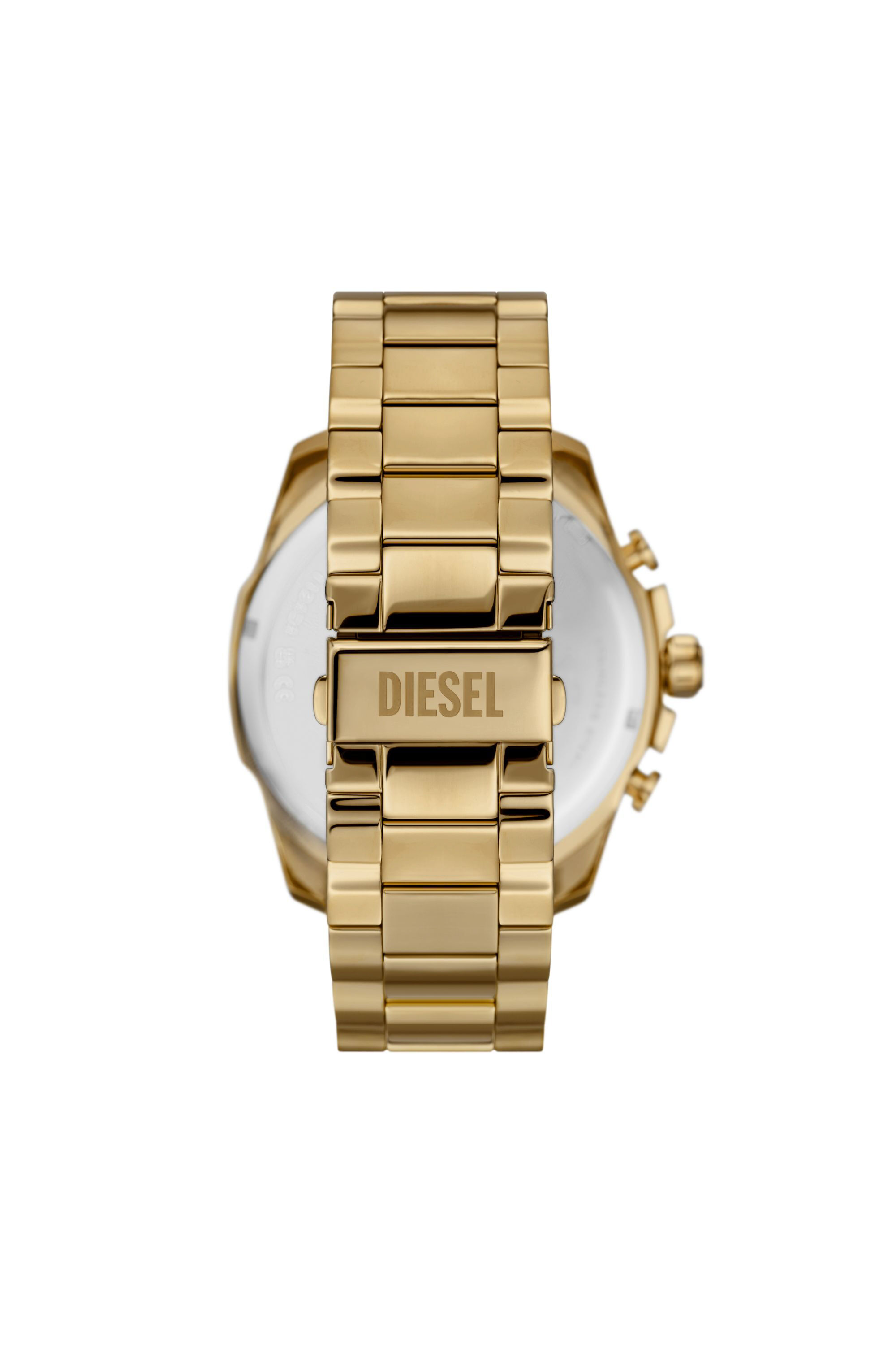 Diesel - DZ4662, Montre chronographe Mega Chief en acier inoxydable doré Homme in Doré - 2