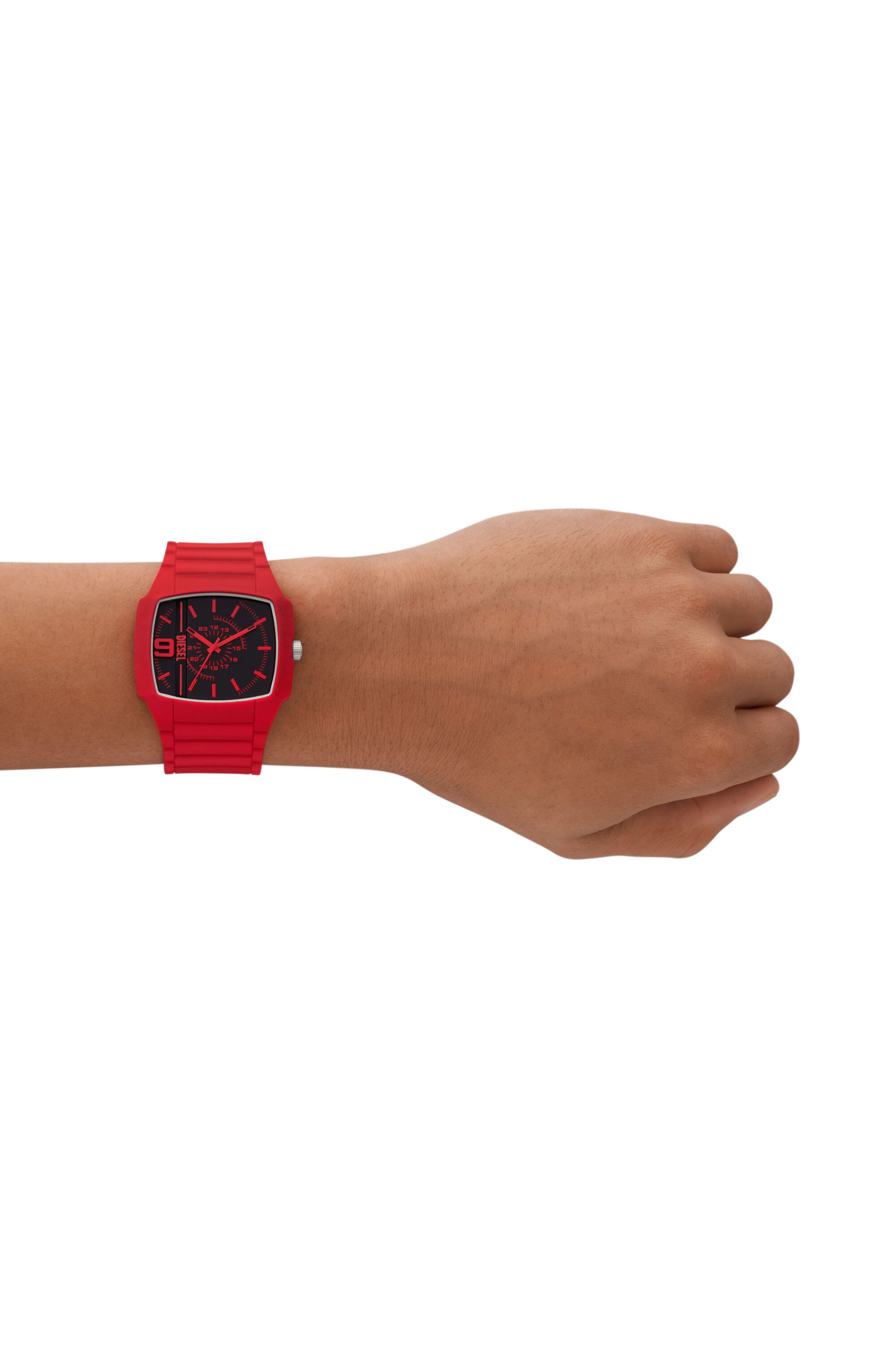 Diesel montre sales rouge
