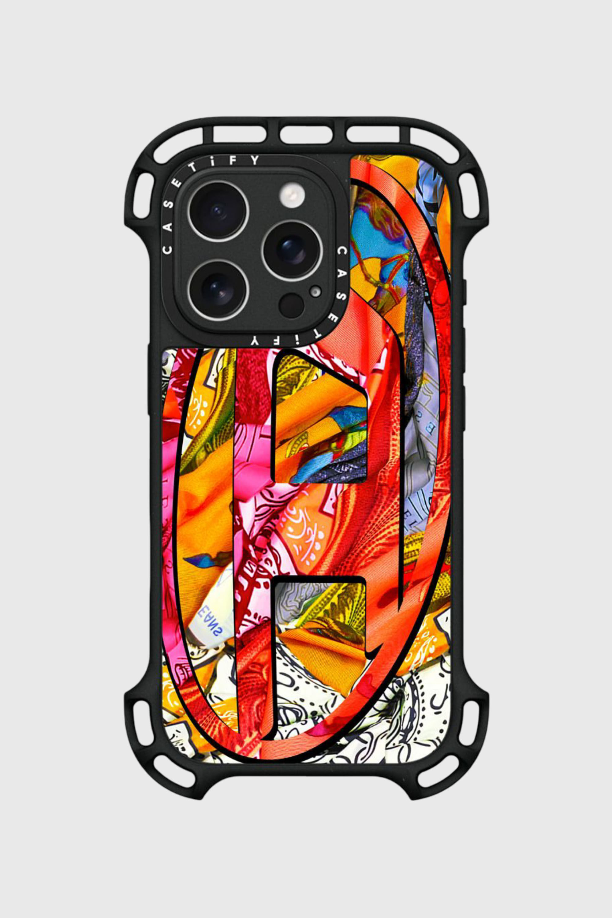 Diesel - 60294 CASETIFY MOULDED CASE, Coque Bandana iPhone 16 Pro Mixte in Polychrome - 1