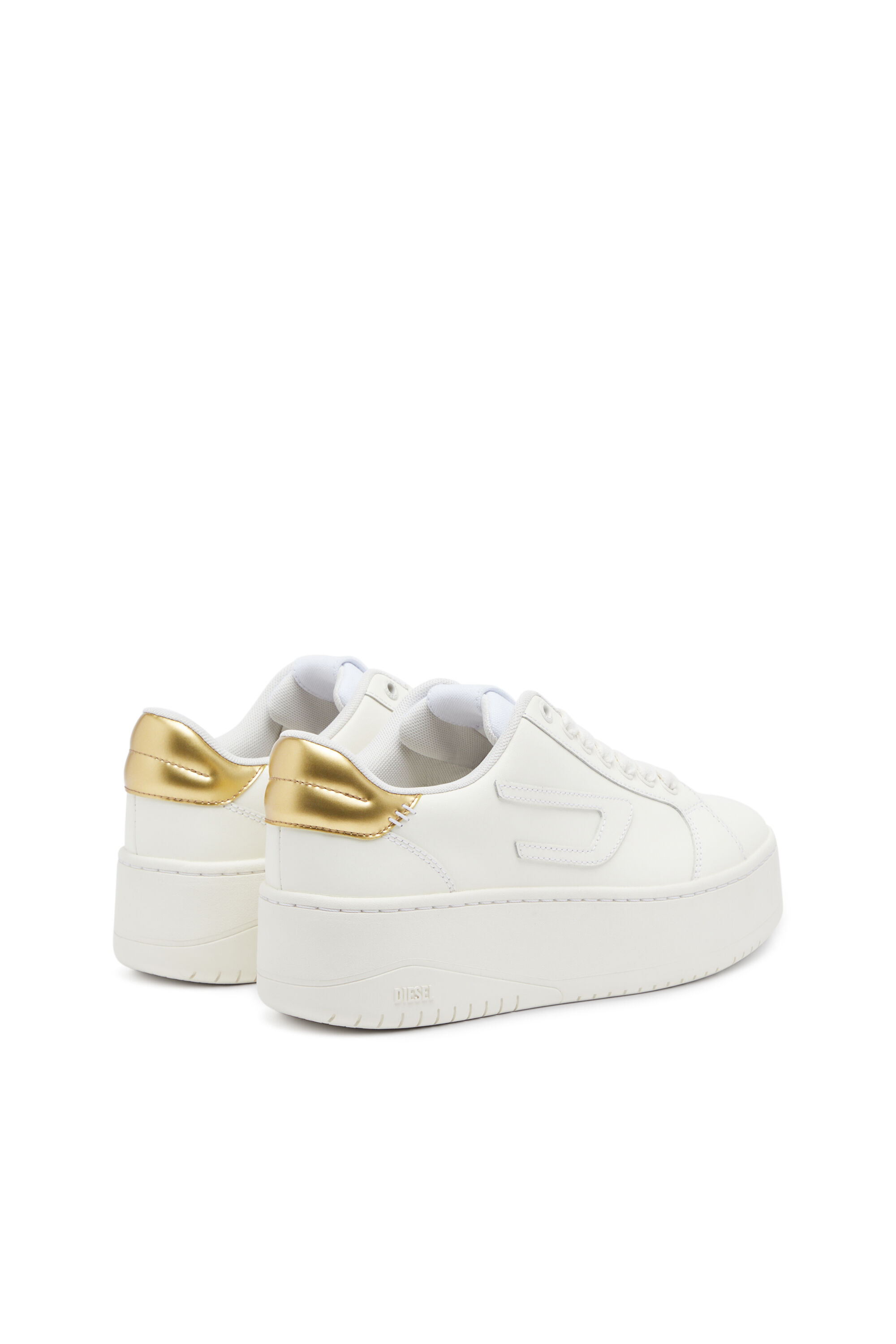 Diesel - S-ATHENE BOLD W, S-Athene Bold-Sneakers basses avec semelle flatform Femme in Doré - 3