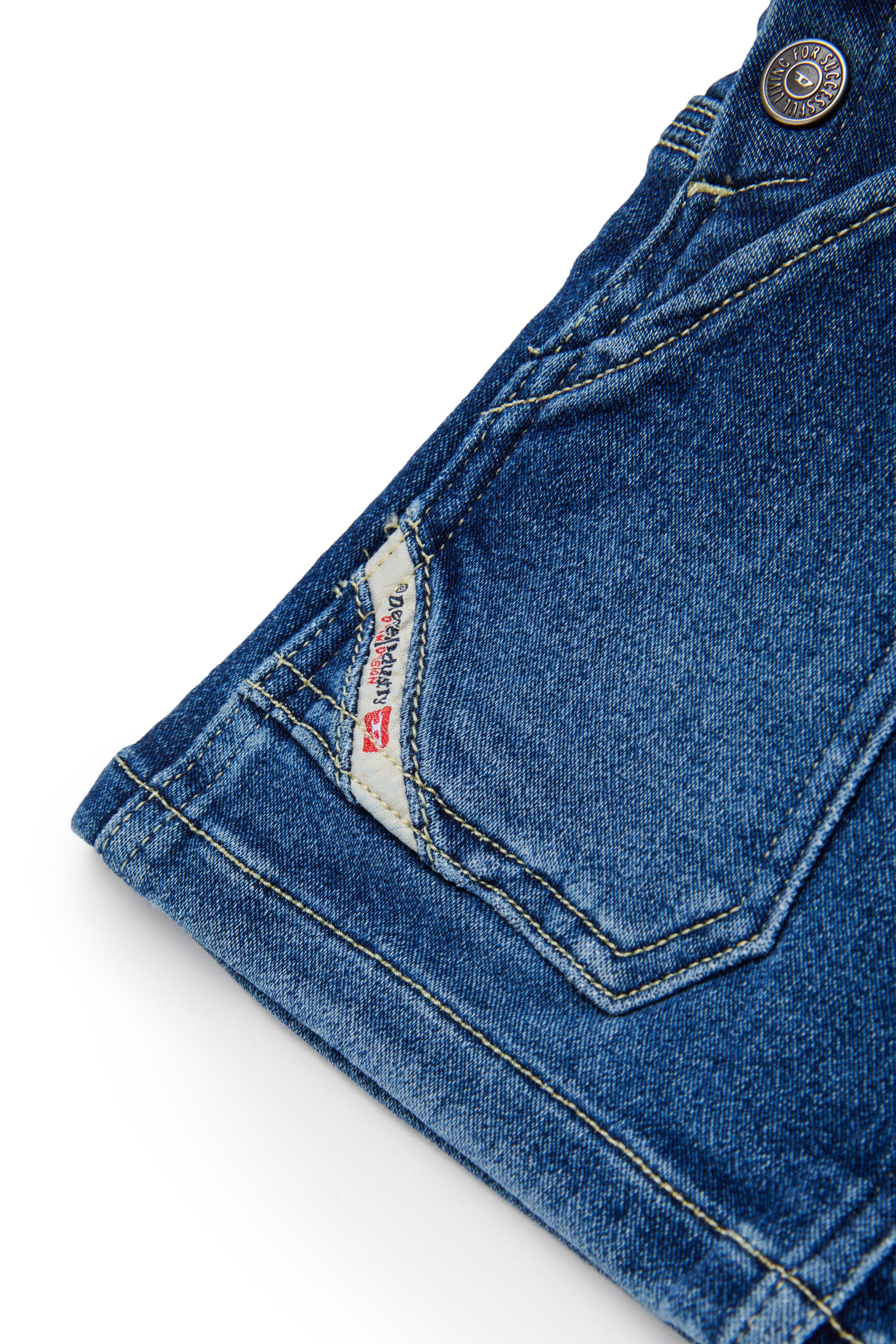 Diesel - JUMPIB JJJ, Combinaison JoggJeans Femme in Bleu - 4