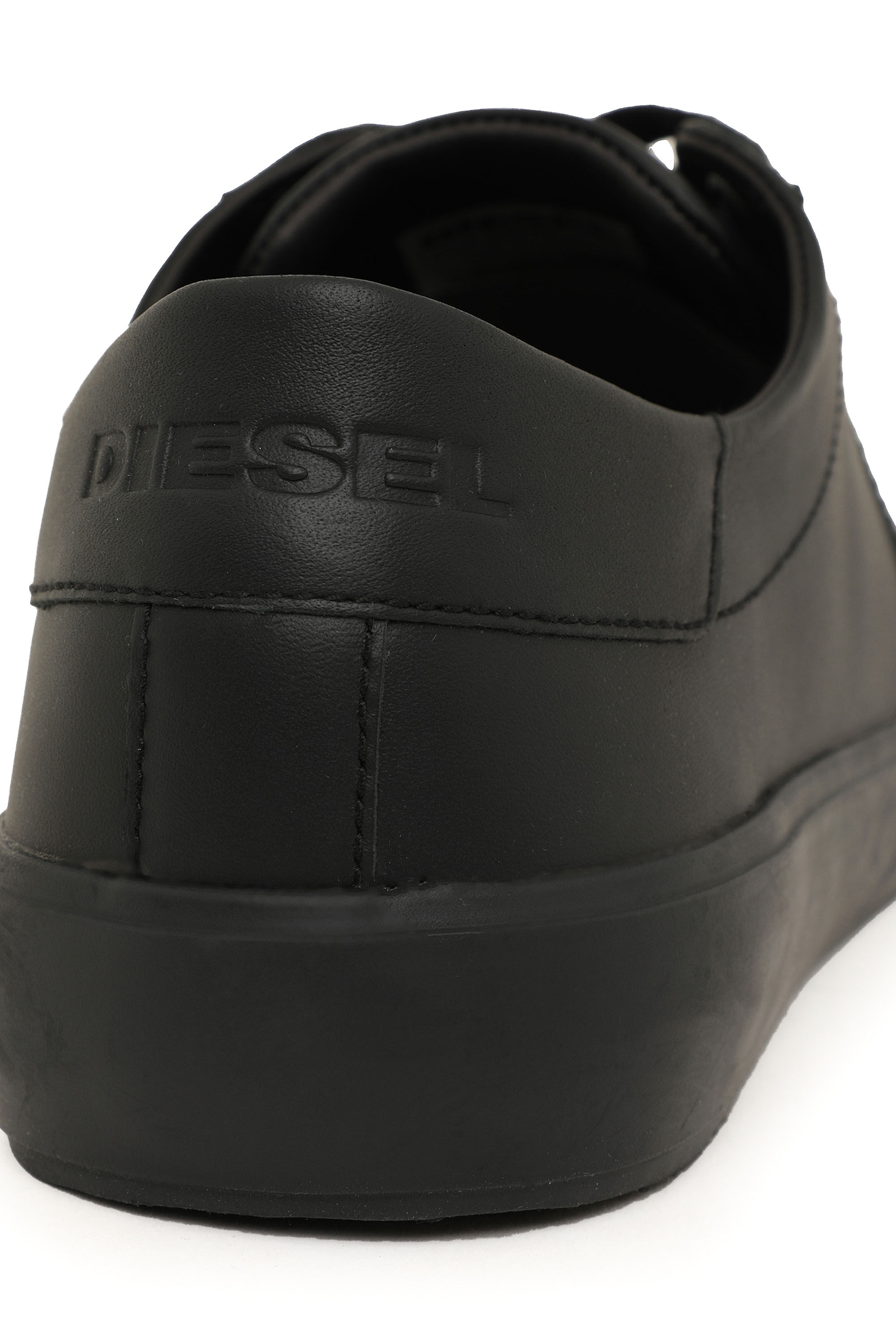 Diesel - S-MYDORI LC, Sneakers basses en cuir Homme in Noir - 4