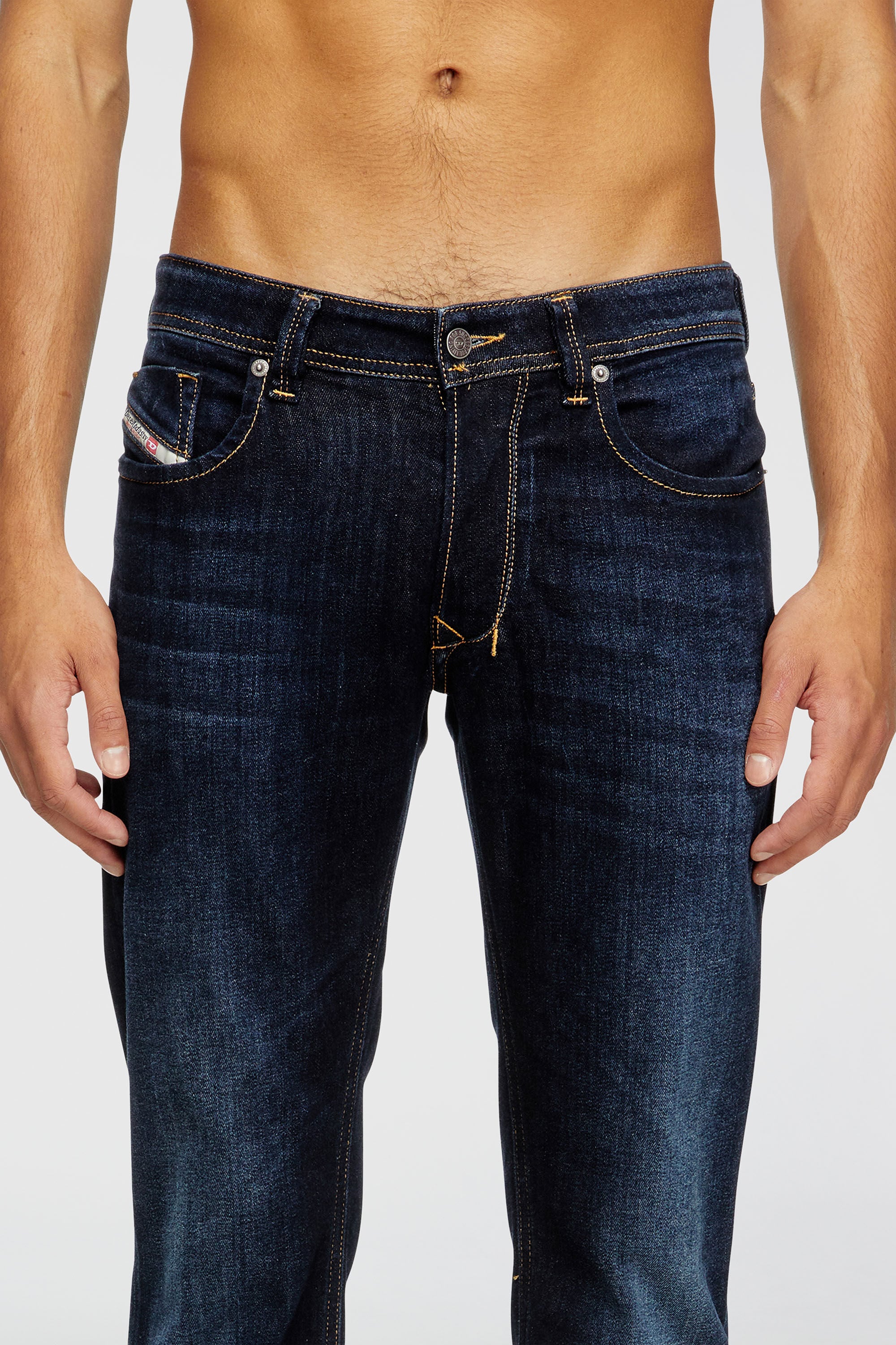 Diesel - Regular Jeans 1985 Larkee 009ZS Homme, Bleu Fonc&eacute; - Image 5