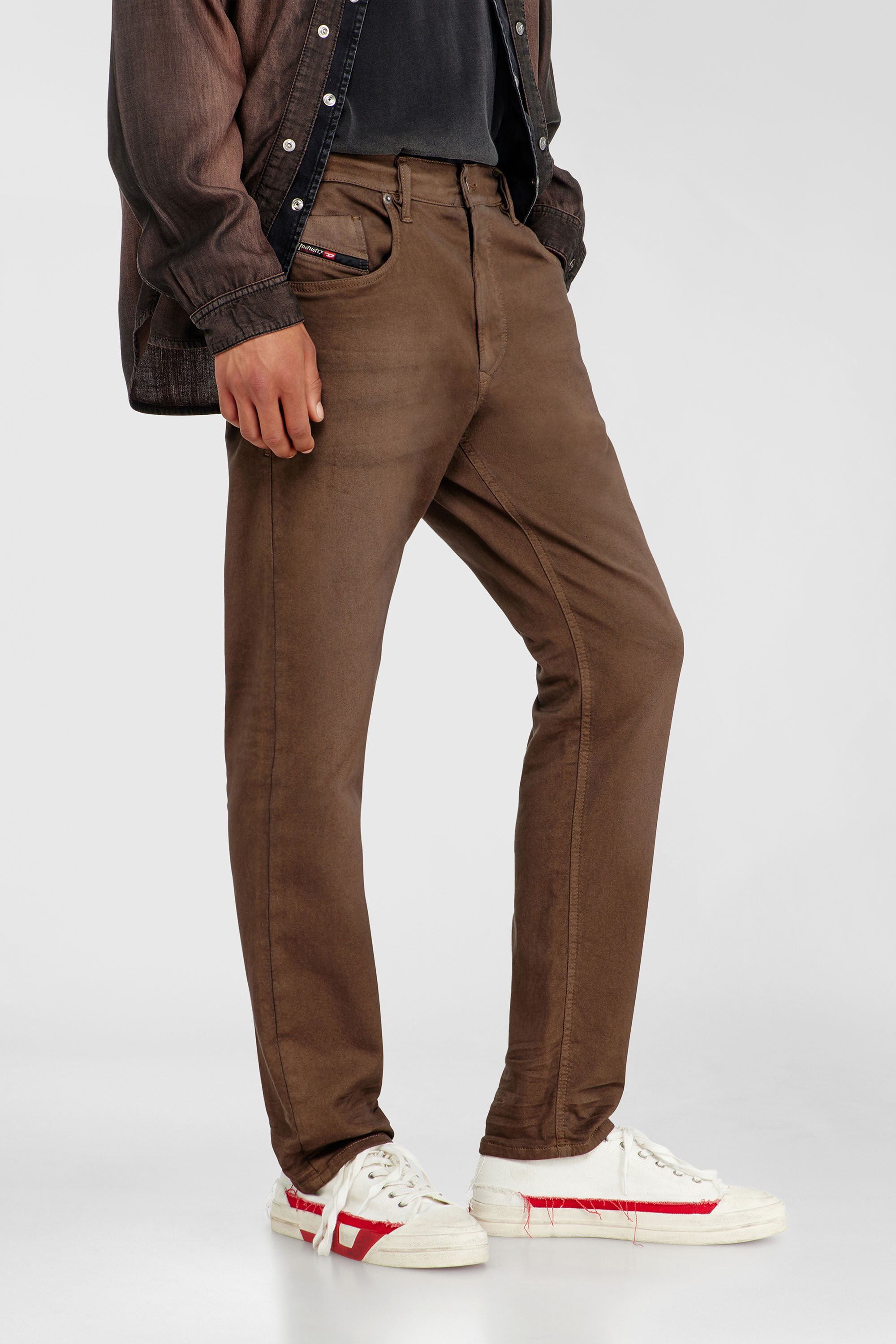 Diesel - Regular 2032 D-Krooley-BW Joggjeans&reg; 0670M Homme, Marron - Image 5