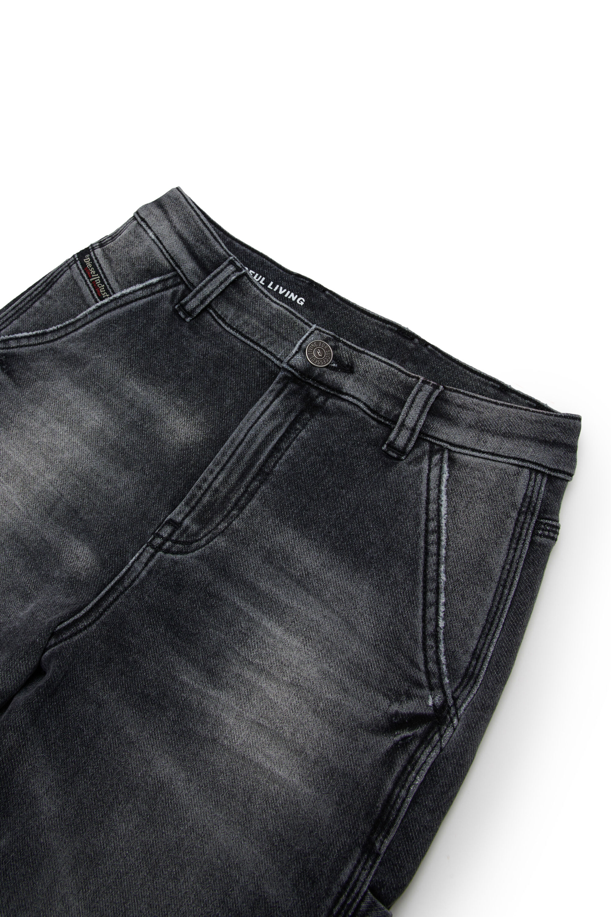 Diesel - D-ARGJX-WORK-J JJJ Femme, Noir/Gris foncé - Image 3