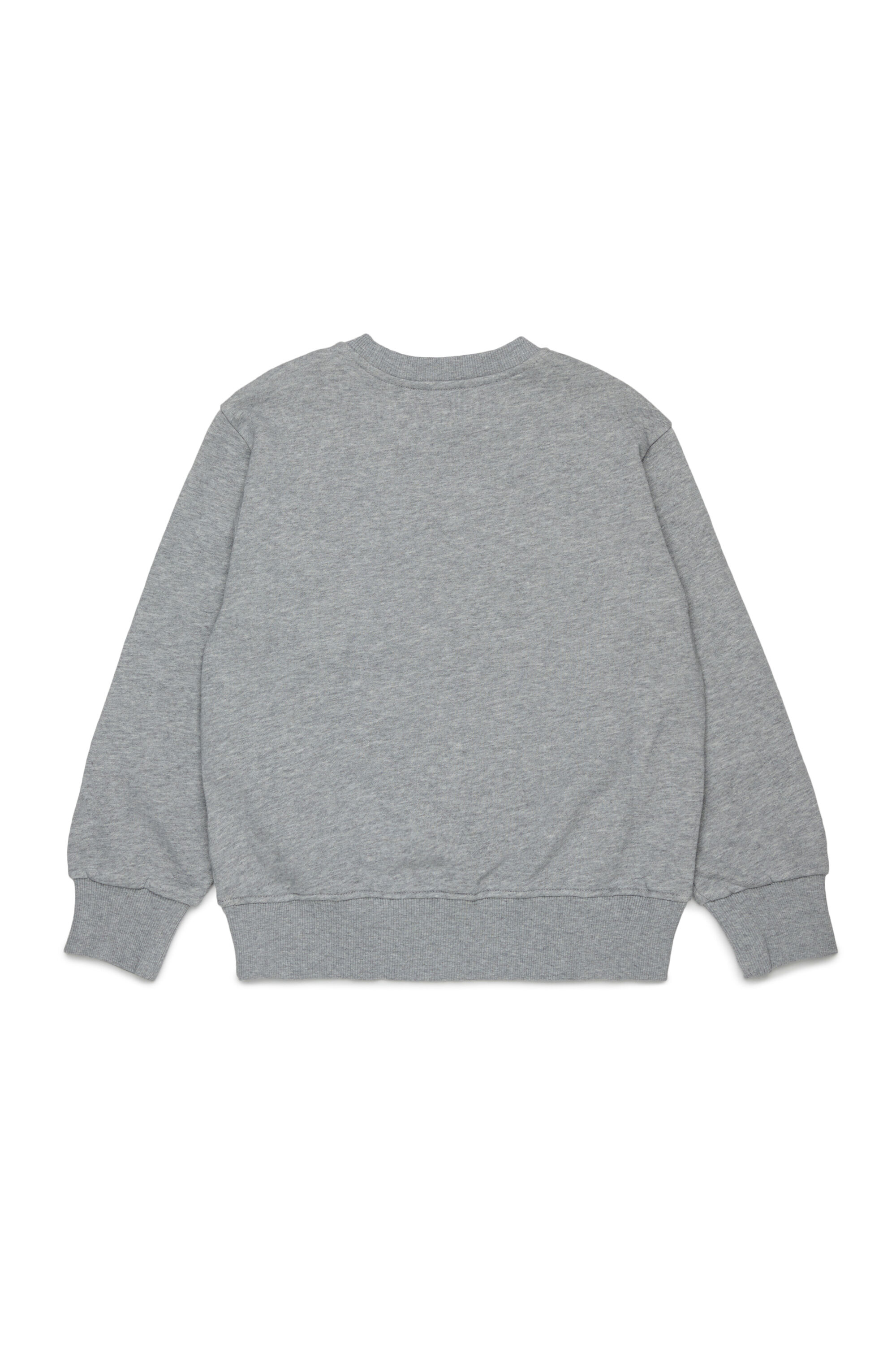 Diesel - SJEANS OVER, Sweatshirt avec lettres de logo effiloch&eacute;es Homme in Gris - 2